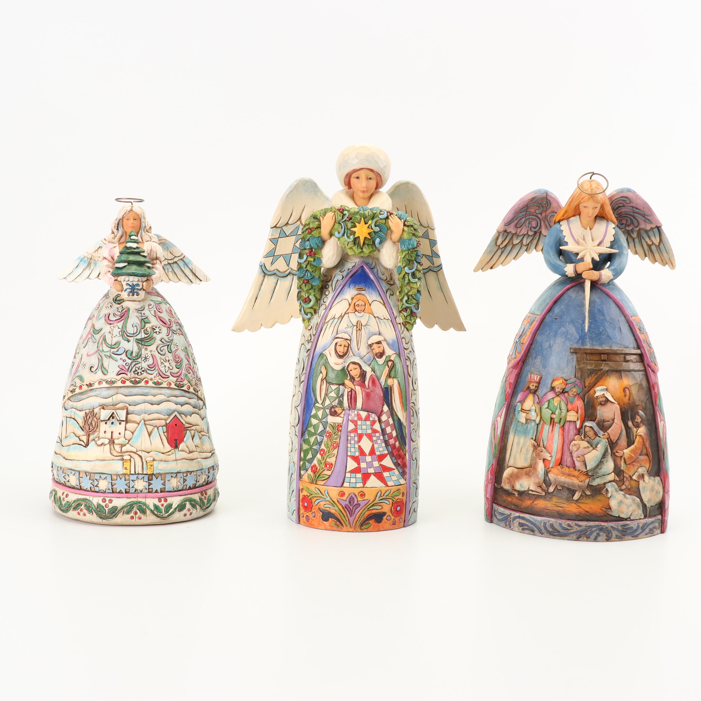 Jim Shore Heartwood Creek Angel Figurines
