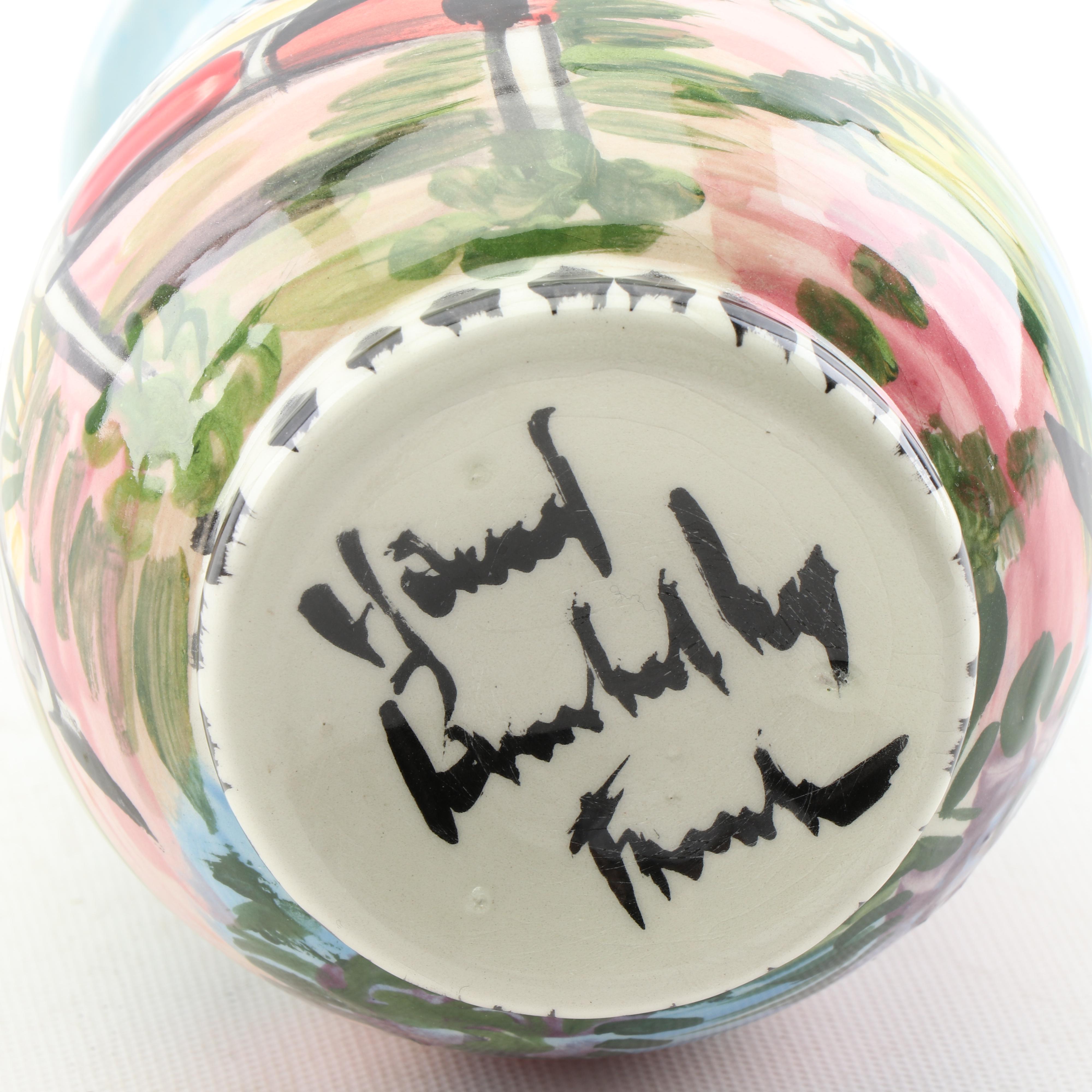 Frederique Poulain Hand-Painted Equestrian "Hunter Jumper" Decor