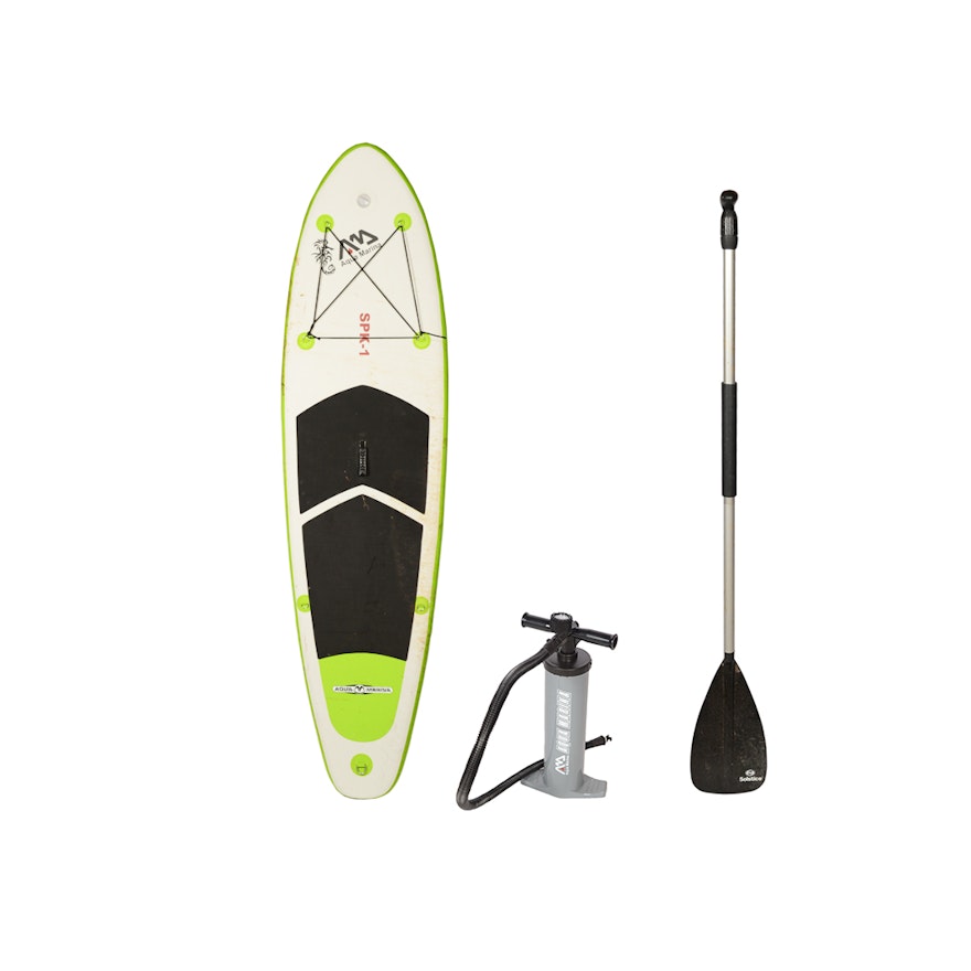 Aqua Marina SPK-1 Inflatable Paddleboard with Pump, Paddle and Storage Bag