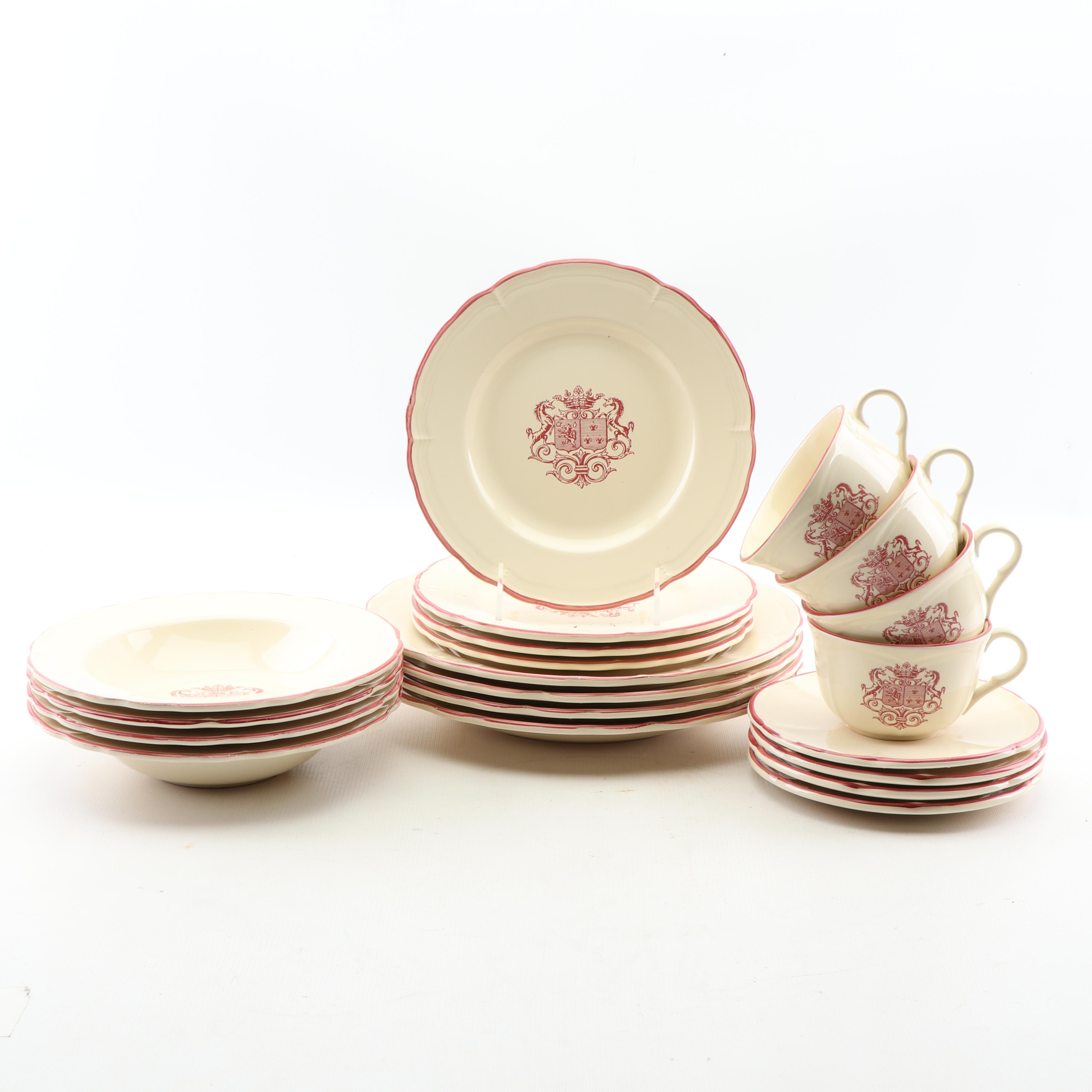 Moulin des Loups "Armoiries" Ceramic Dinnerware