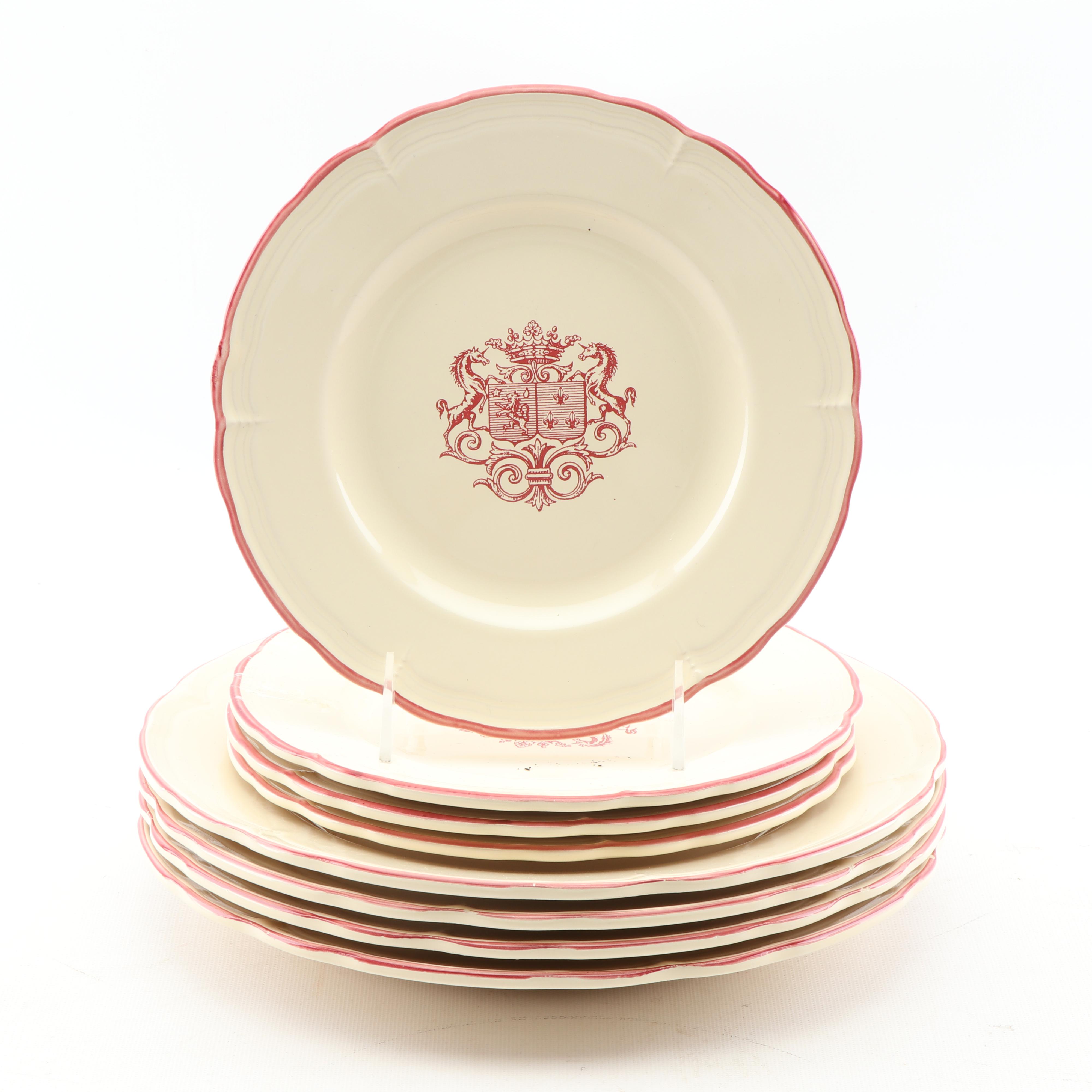 Moulin des Loups "Armoiries" Ceramic Dinnerware