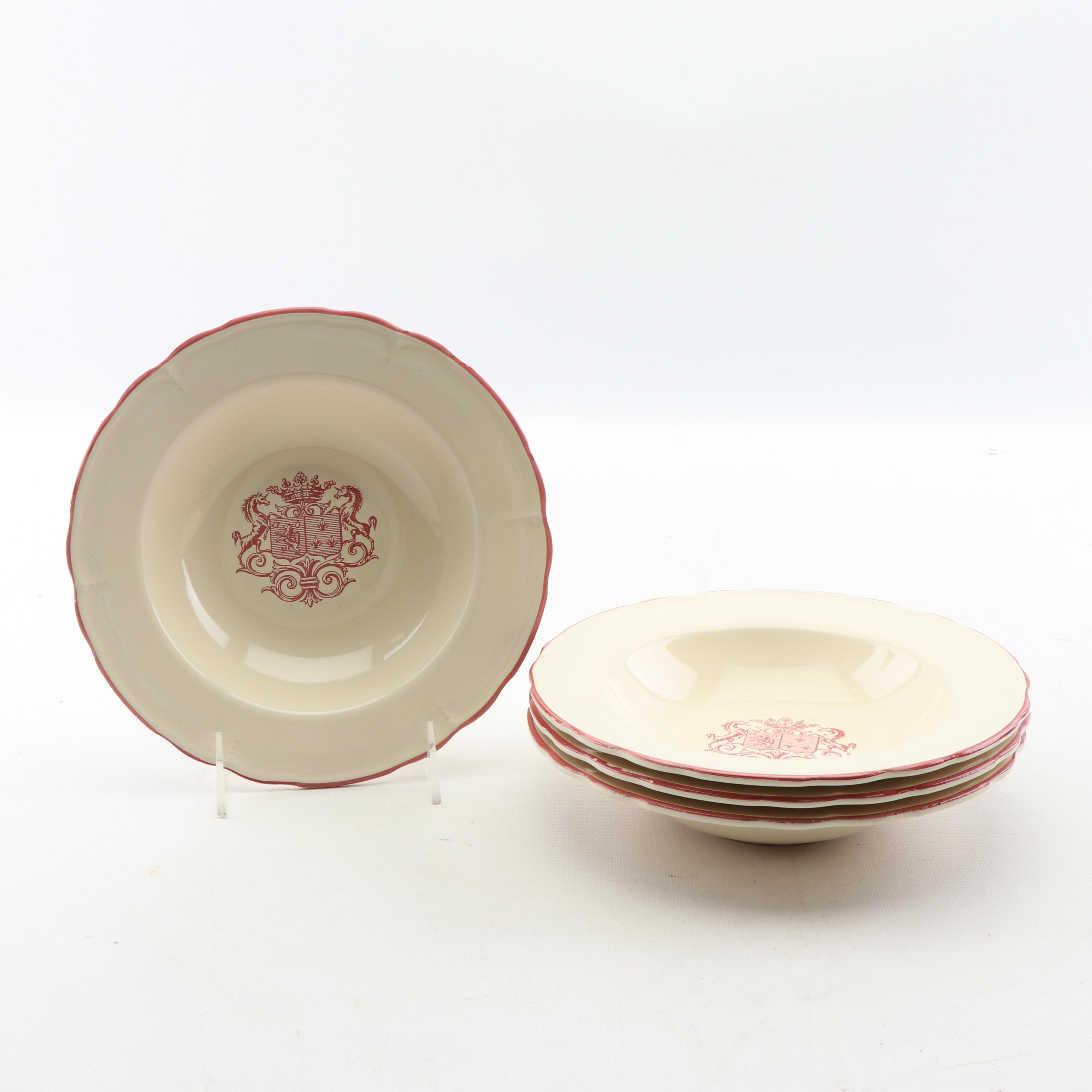 Moulin des Loups "Armoiries" Ceramic Dinnerware