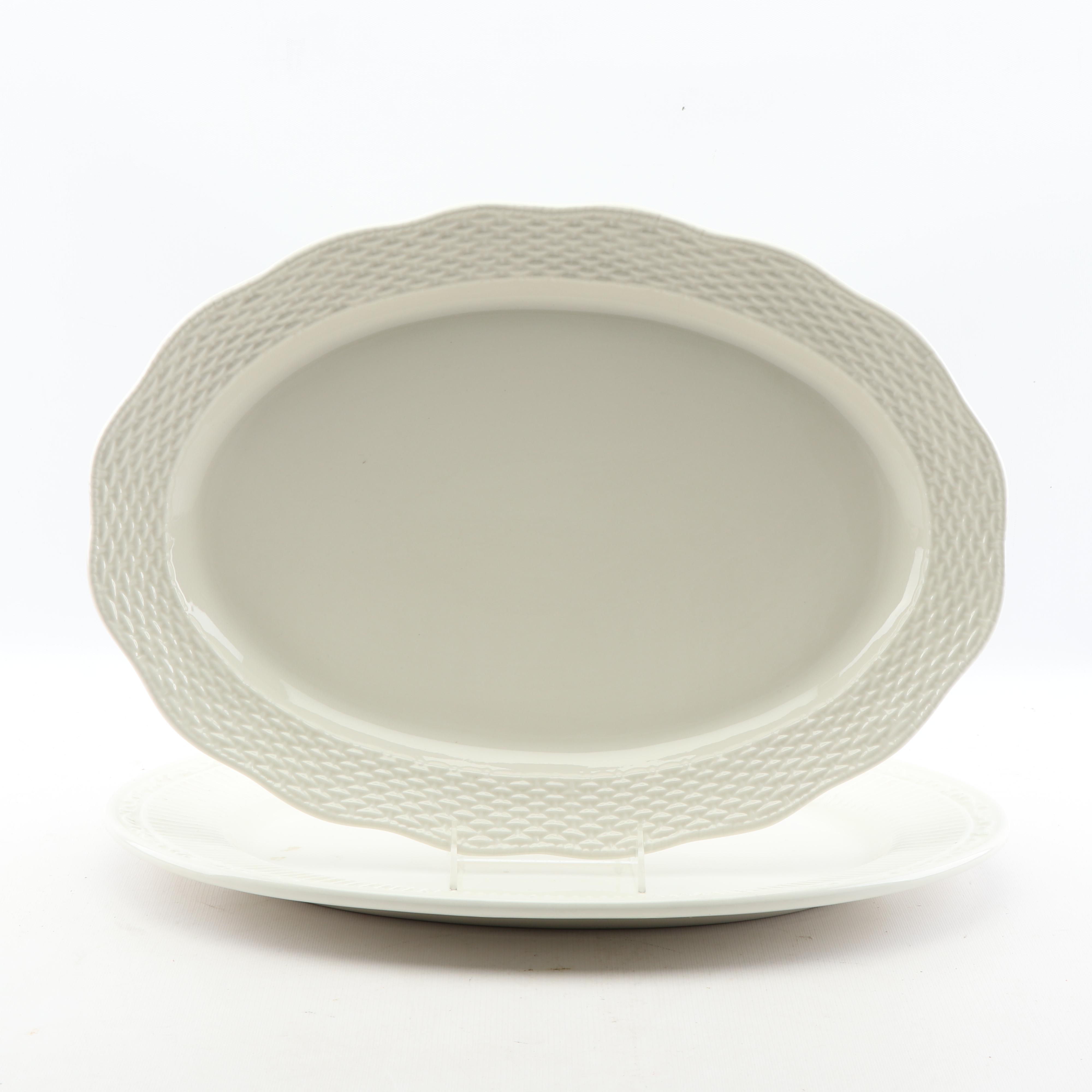 Mikasa "Italian Countryside" and "Country Manor" Ceramic Oval Platters