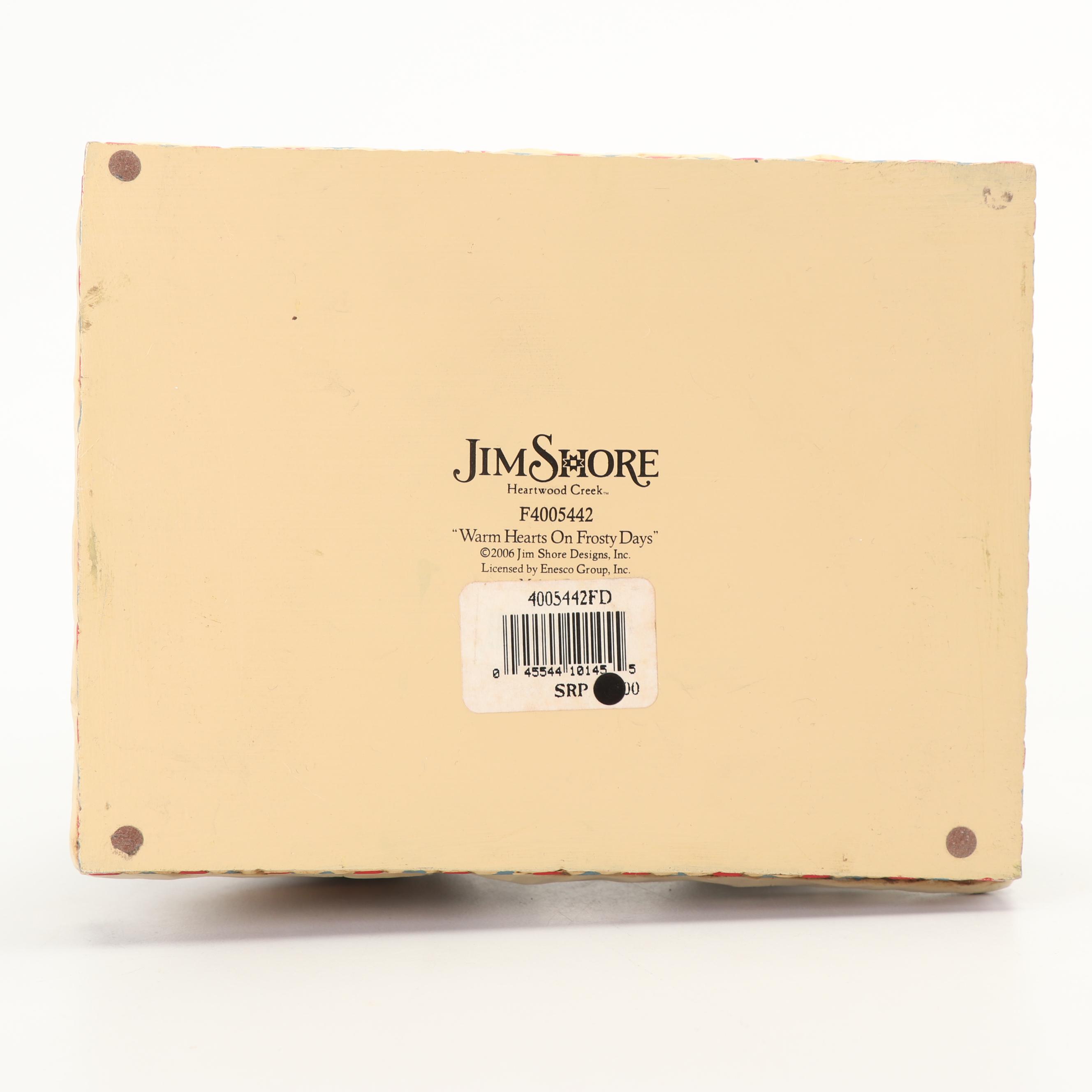 Jim Shore Heartwood Creek "Warm Hearts on Frosty Days" Snowman Family Figurine