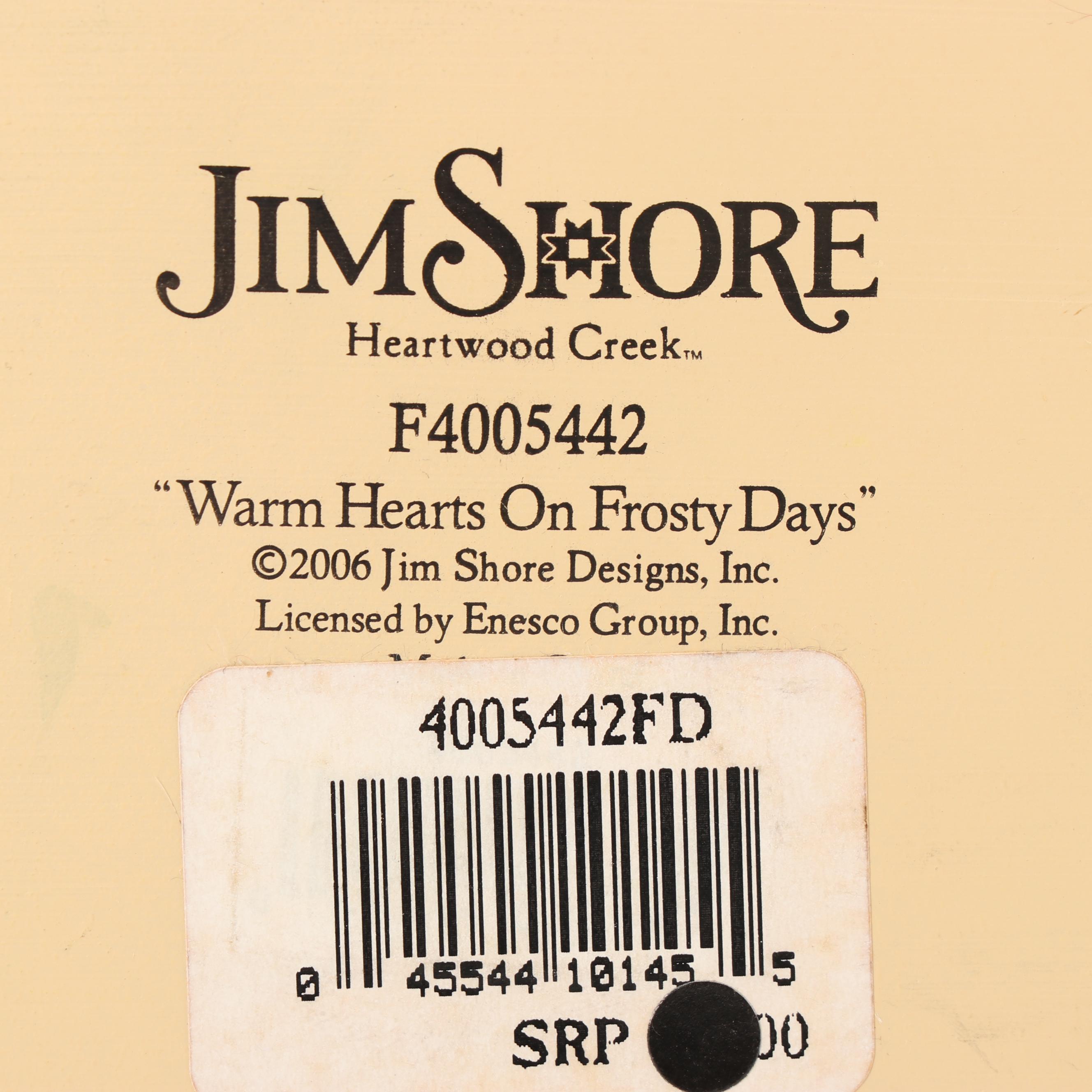 Jim Shore Heartwood Creek "Warm Hearts on Frosty Days" Snowman Family Figurine