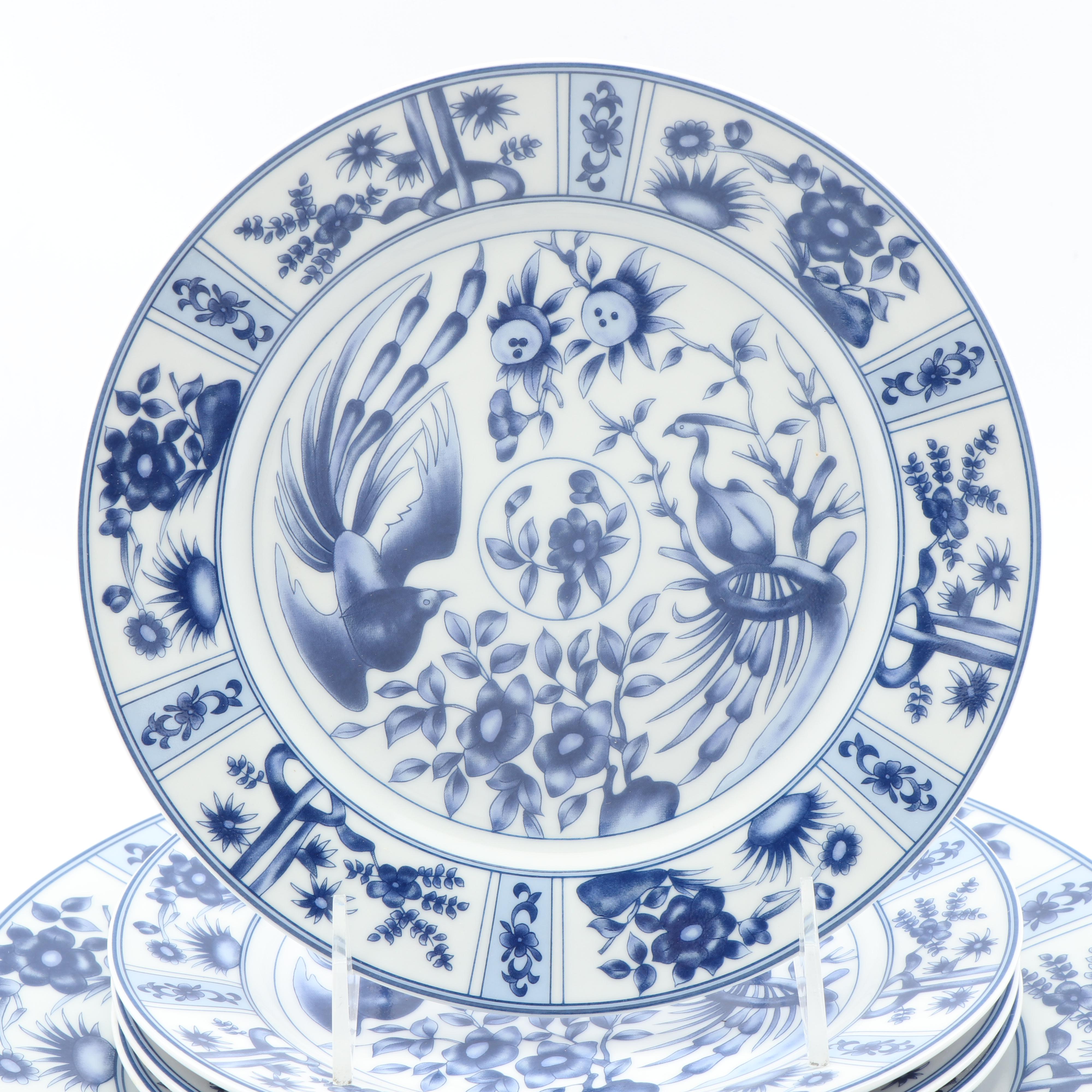 Blue Heron Porcelain Dinnerware Set