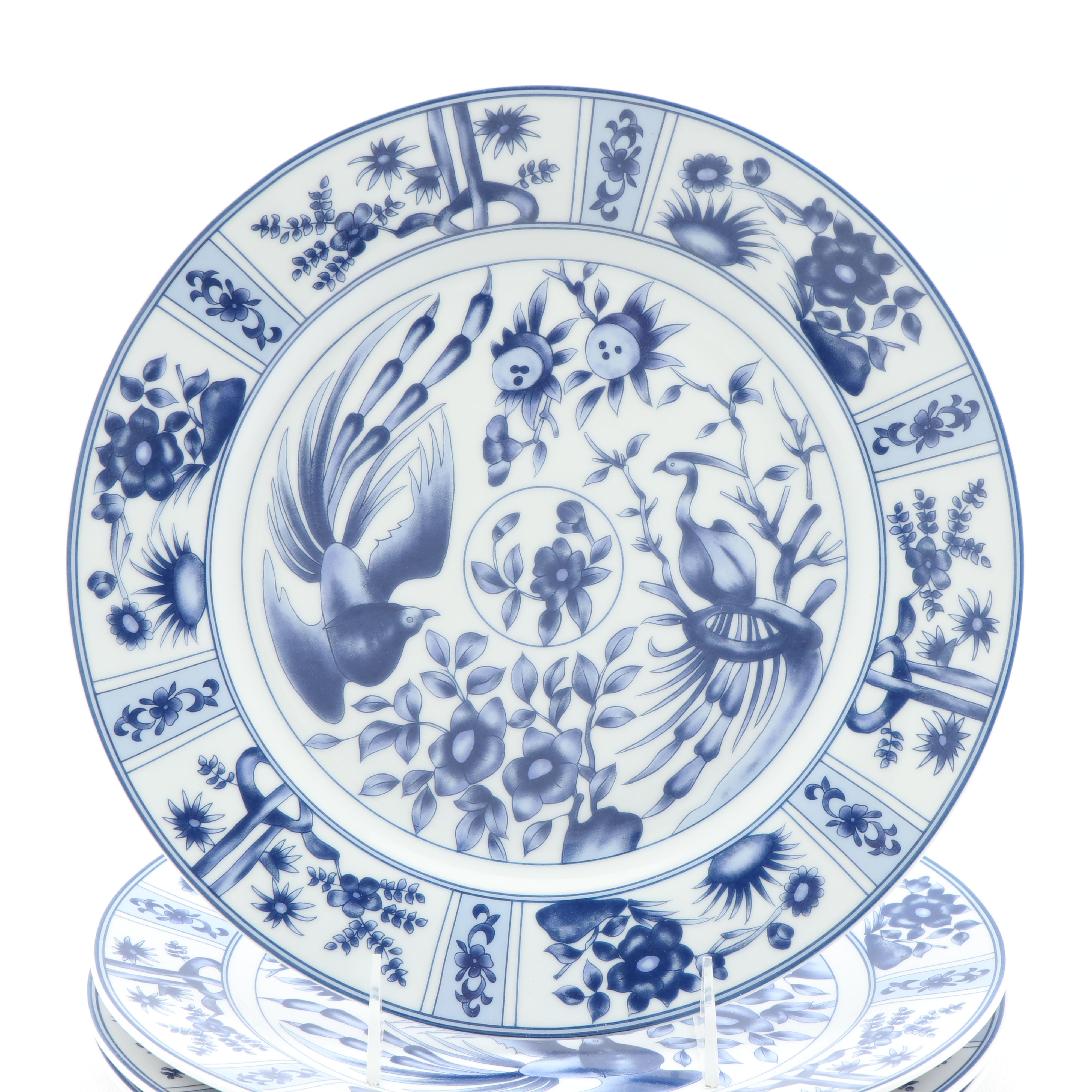 Blue Heron Porcelain Dinnerware Set