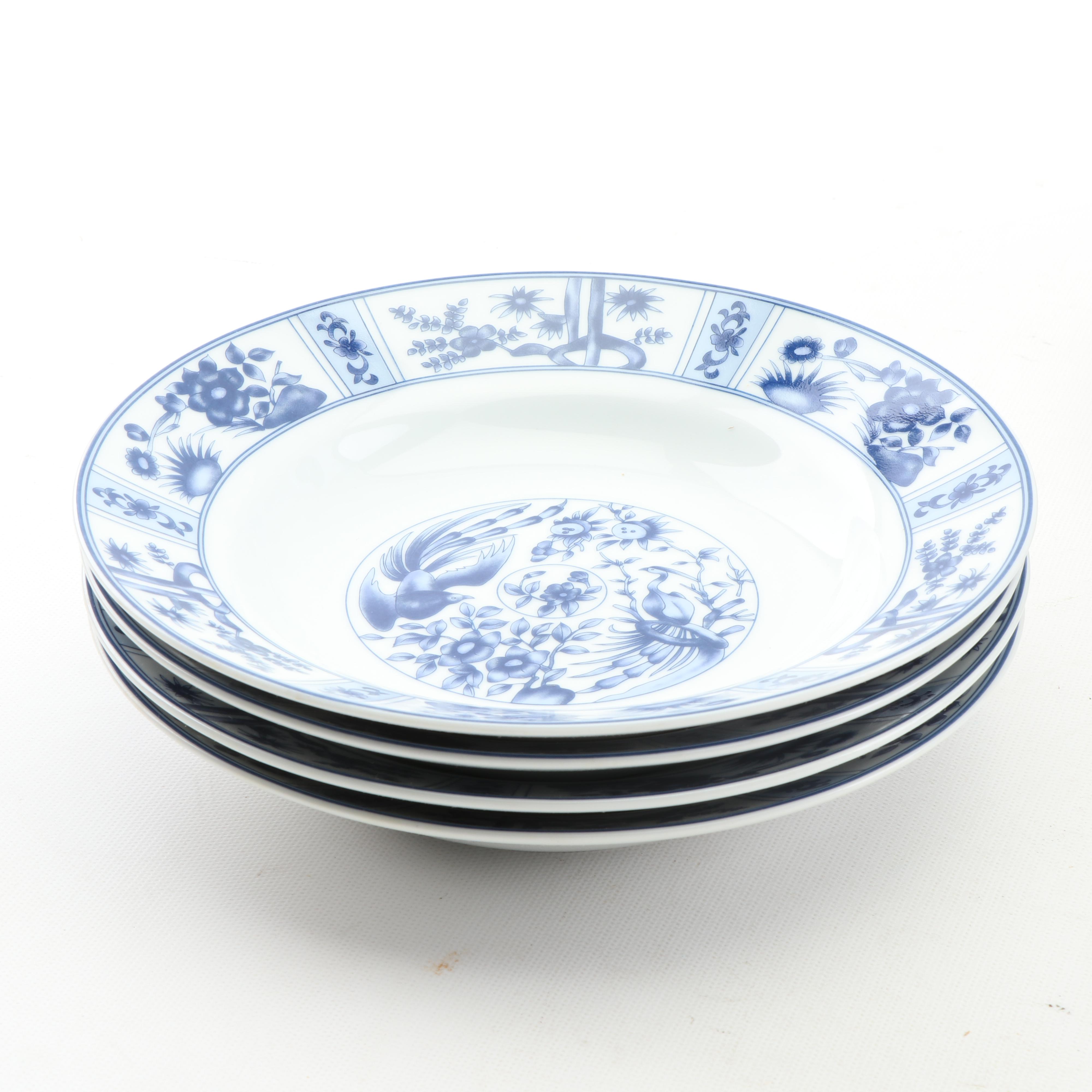 Blue Heron Porcelain Dinnerware Set
