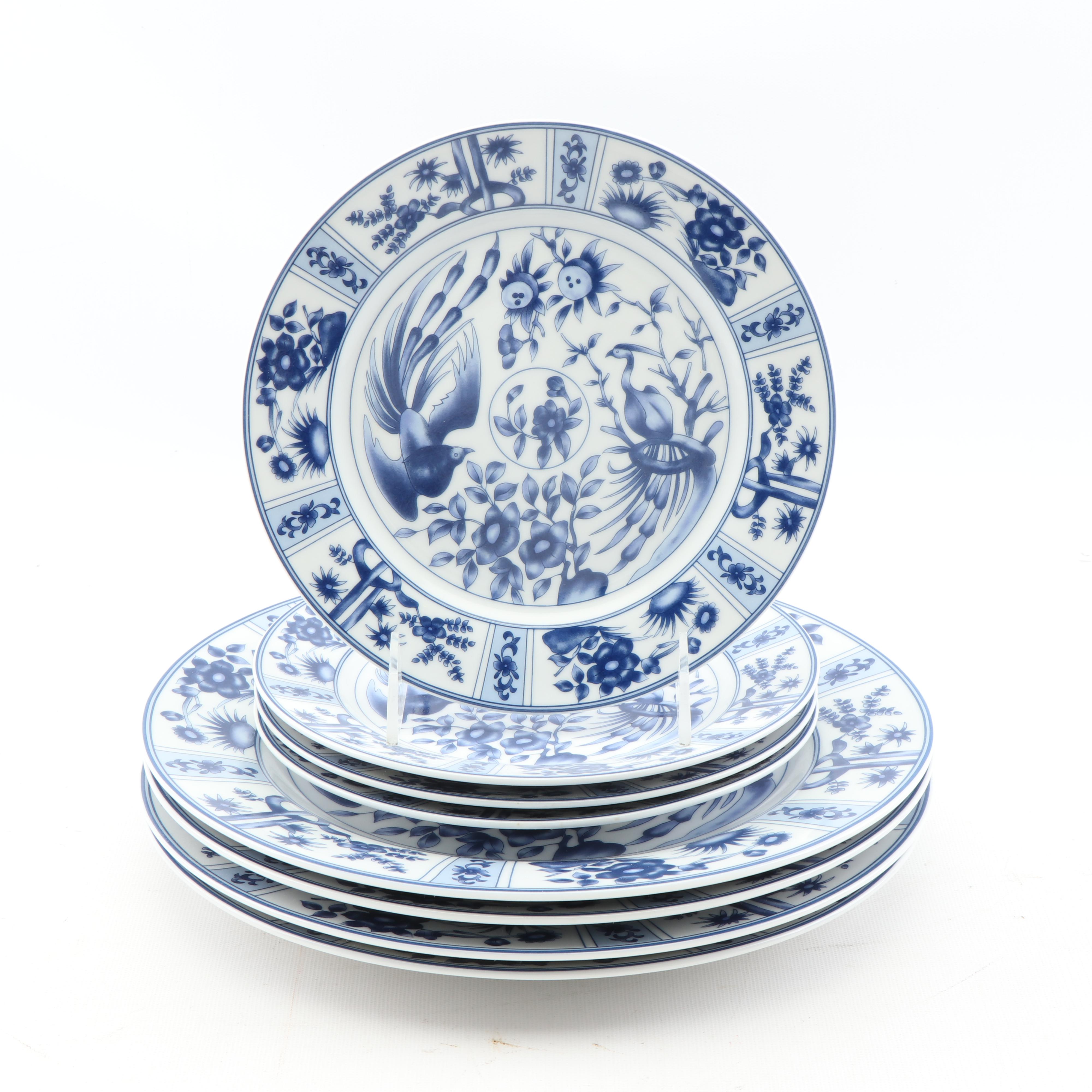 Blue Heron Porcelain Dinnerware Set