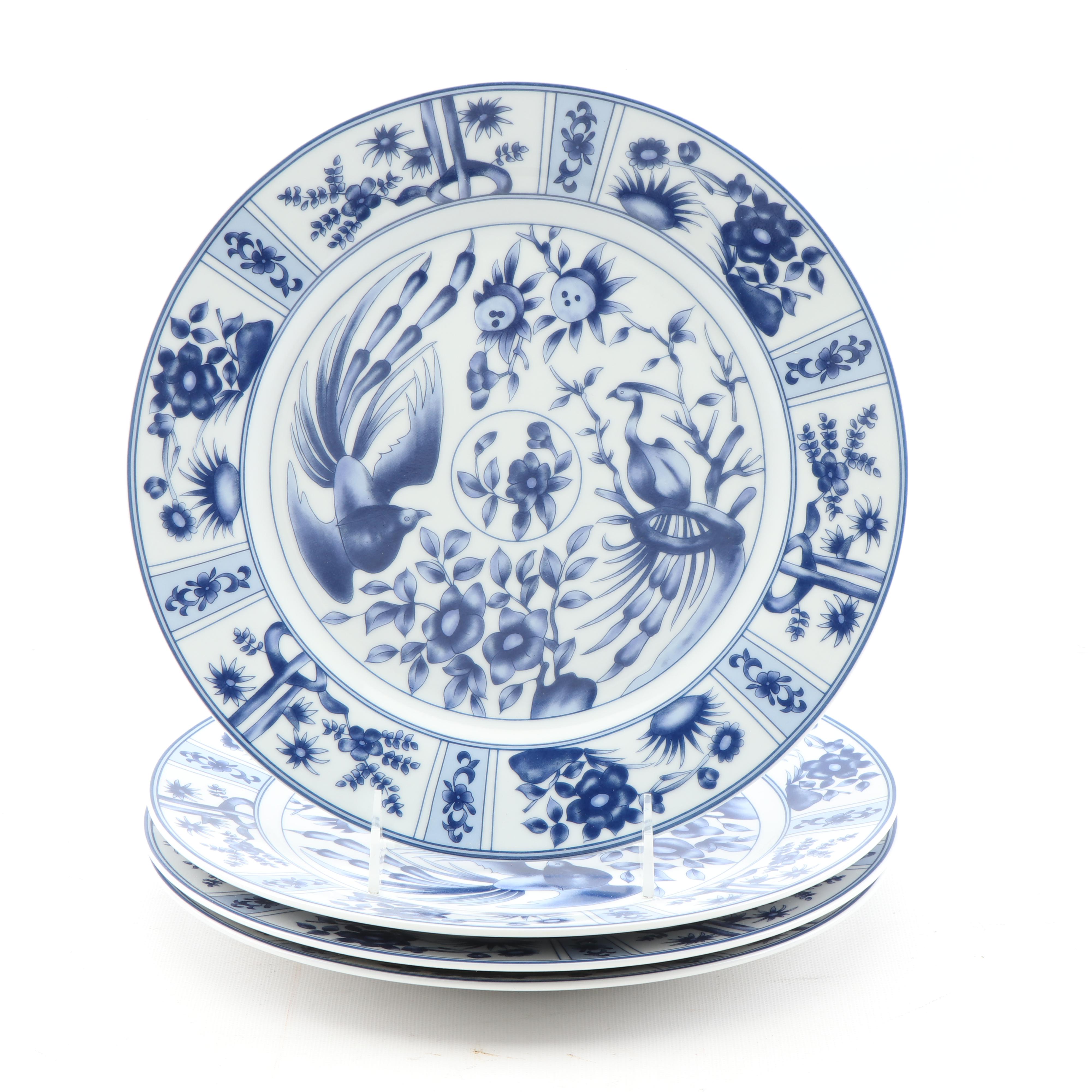 Blue Heron Porcelain Dinnerware Set