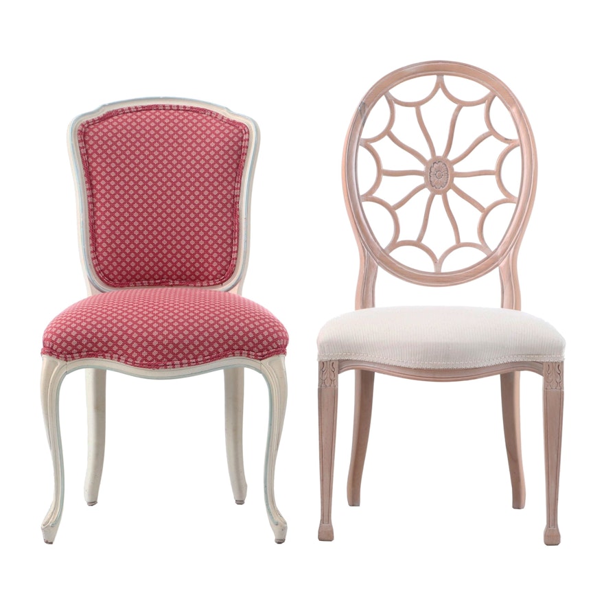 Two Upholstered Side Chairs