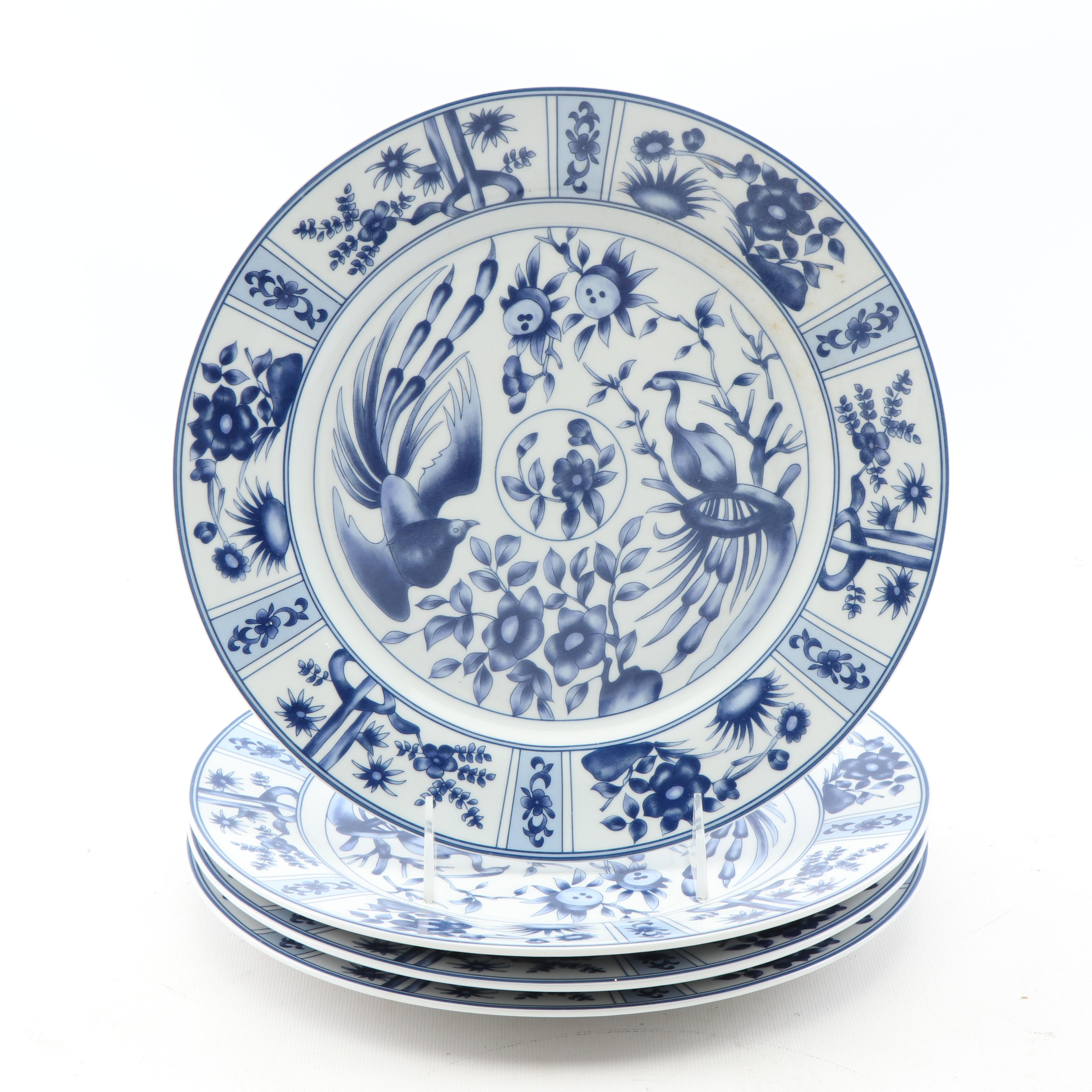 Blue Heron Porcelain Dinnerware Set