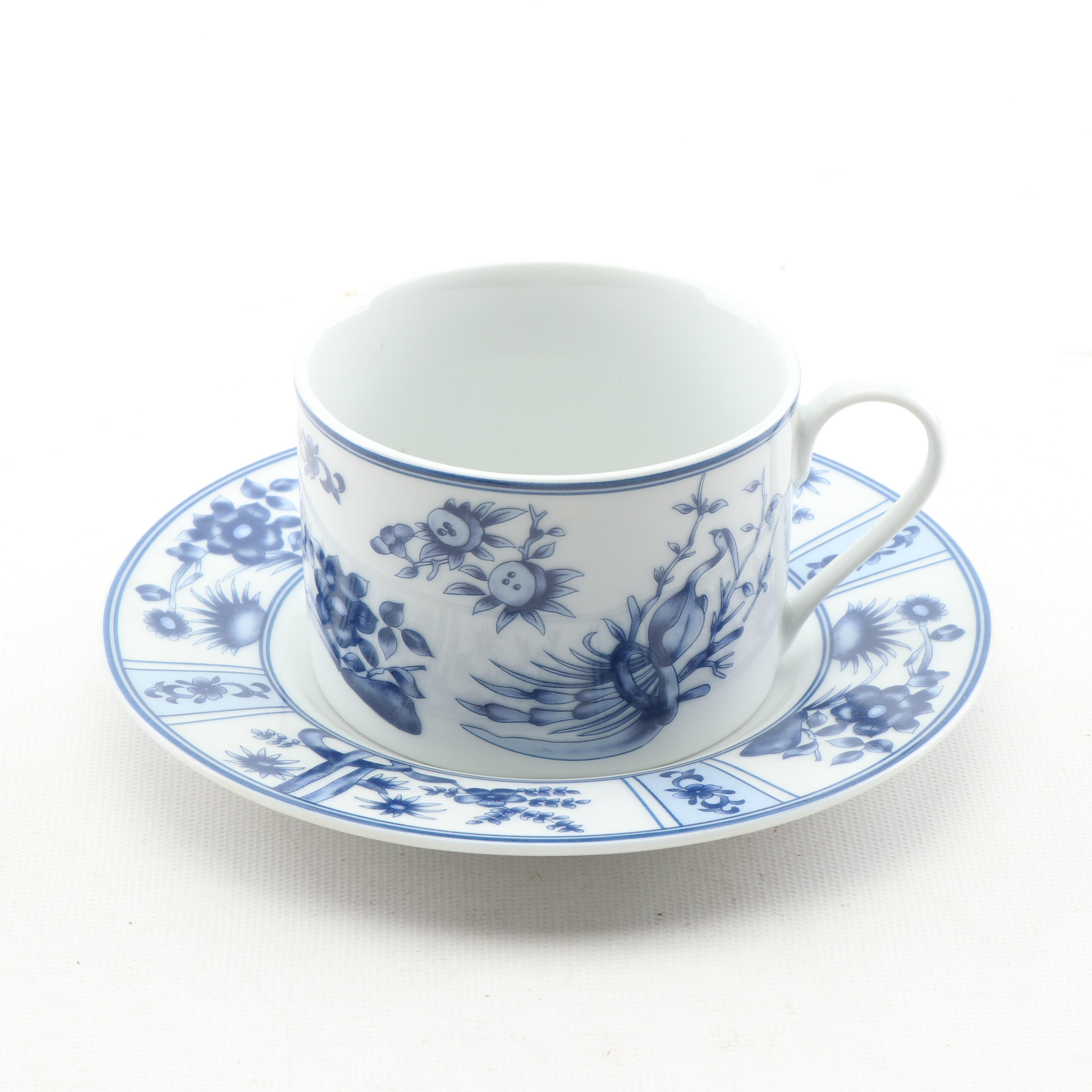 Blue Heron Porcelain Dinnerware Set