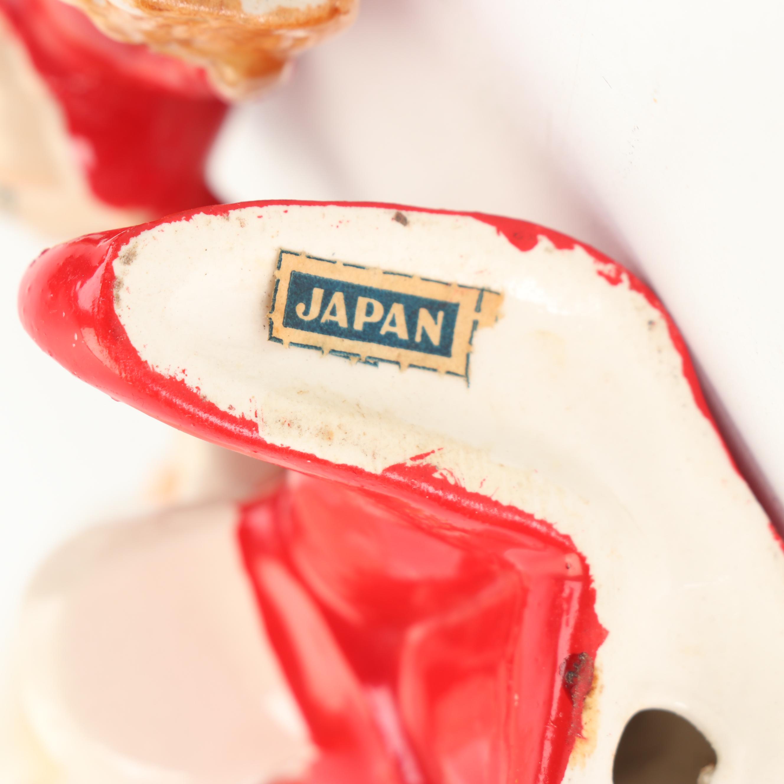 Ceramic Pixie Figurines with Salt and Pepper Set, Mid Century