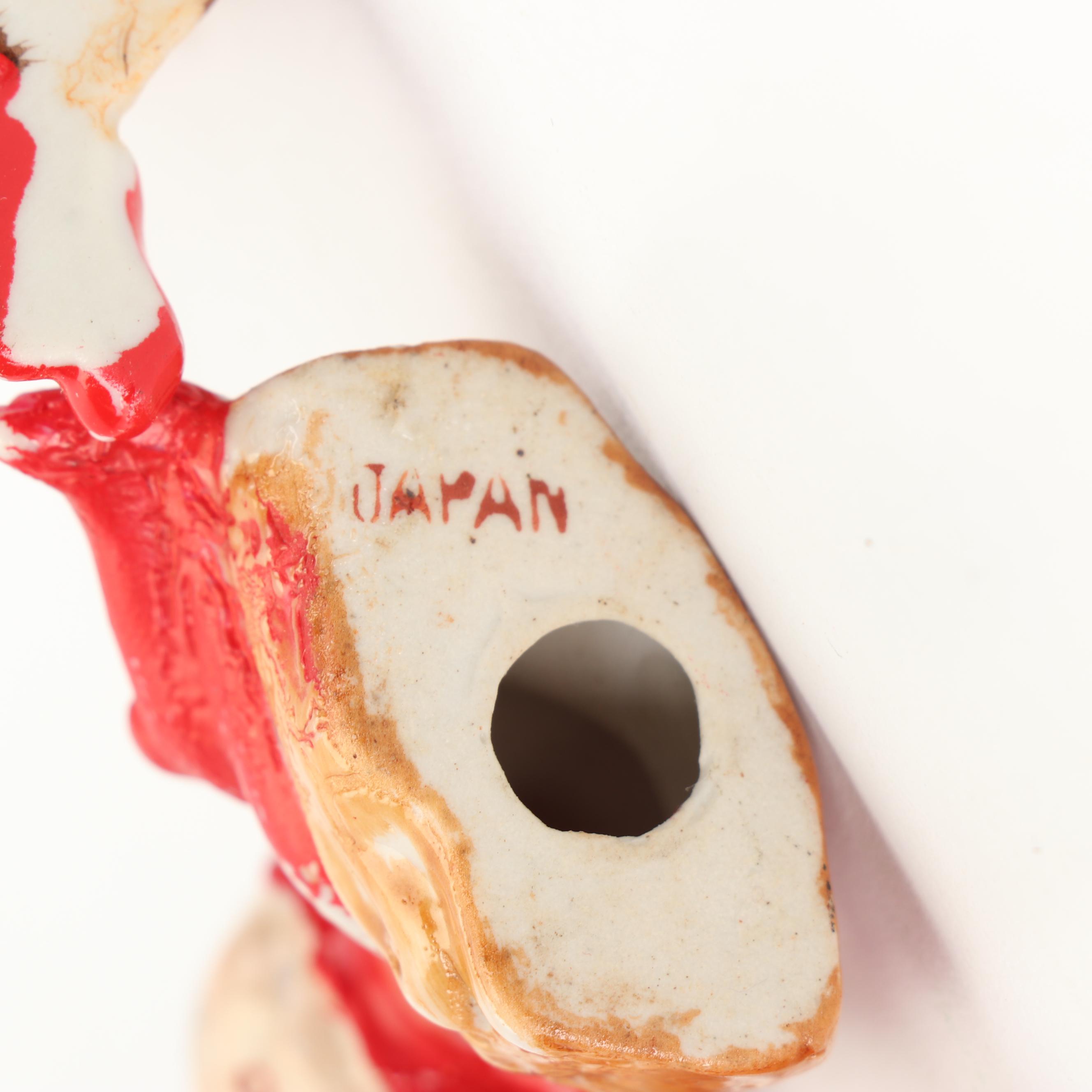 Ceramic Pixie Figurines with Salt and Pepper Set, Mid Century