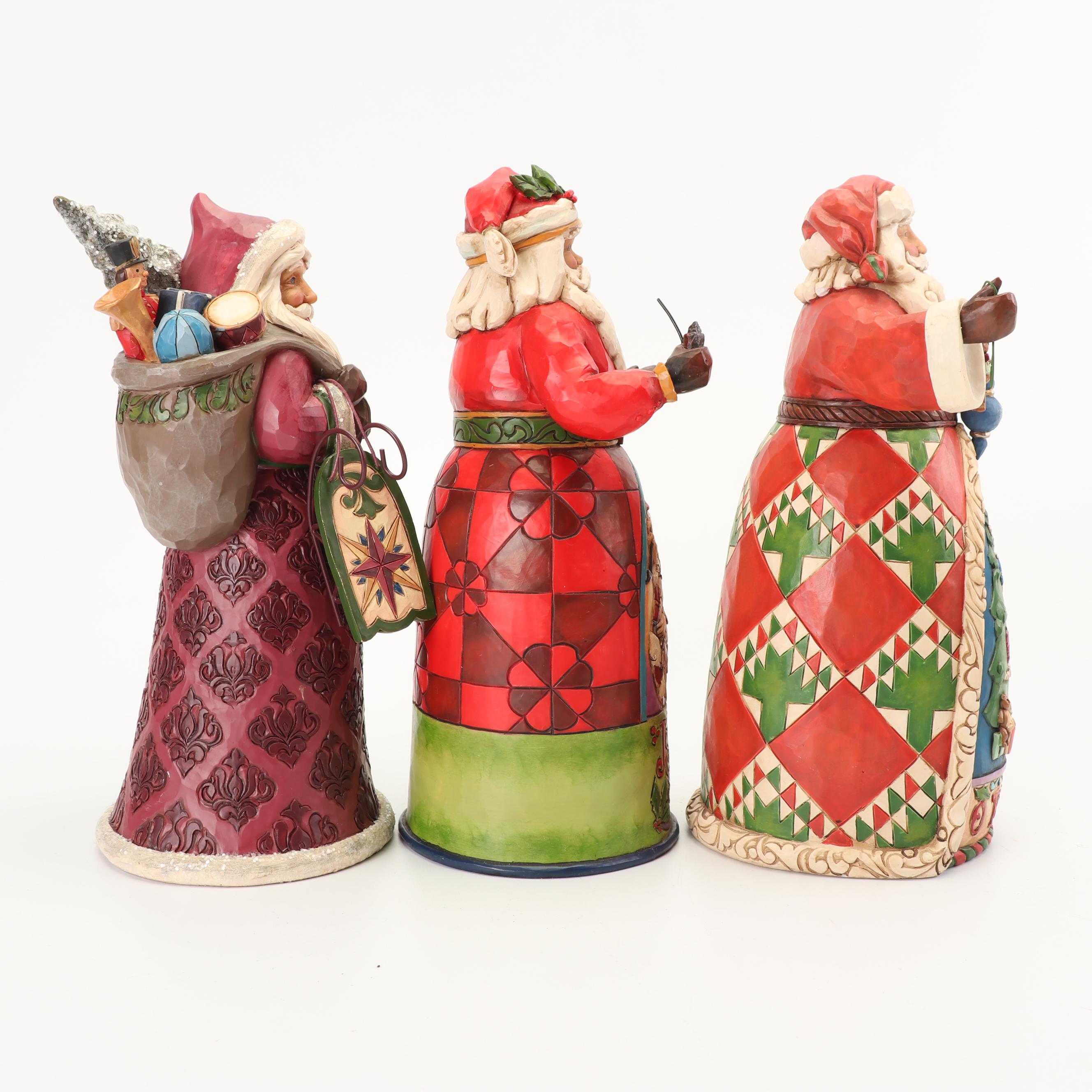 Jim Shore Heartwood Creek Santa Claus Figurines