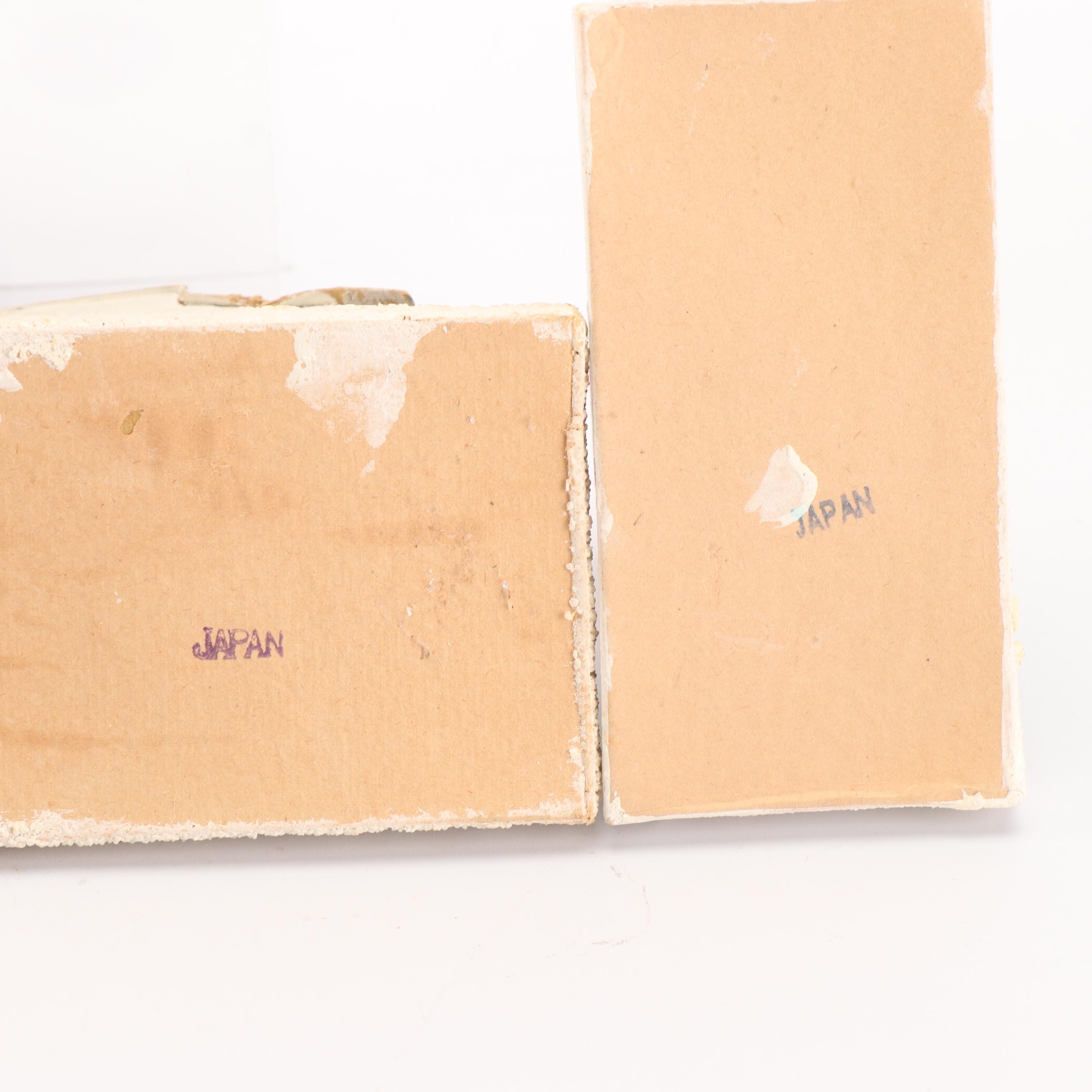 Glass Christmas Ornaments, Basket, and Putz Houses