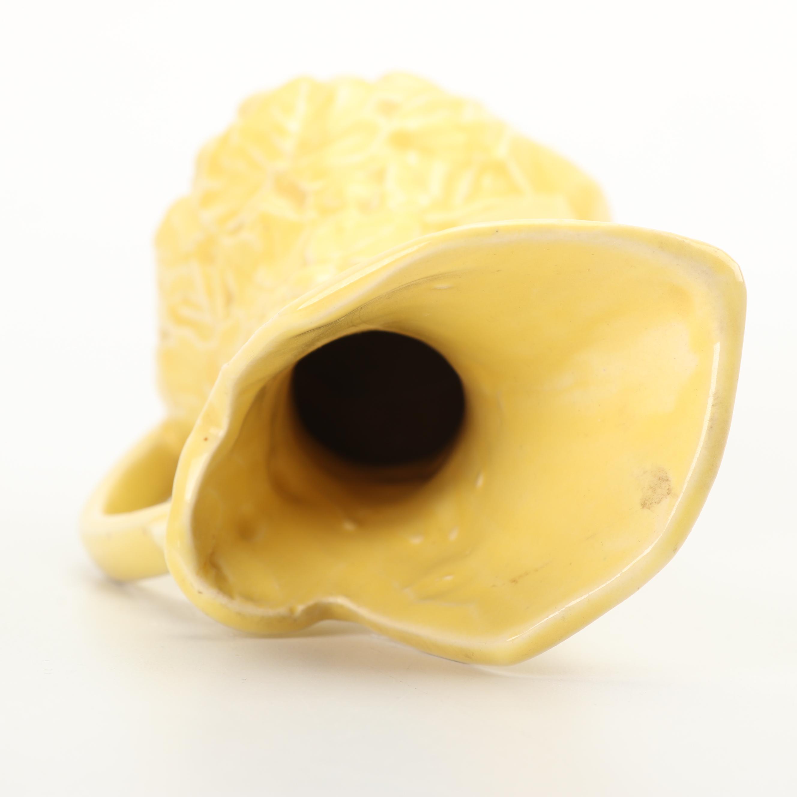 McCoy "Grapes and Leaves" Ceramic Ewer, circa 1940