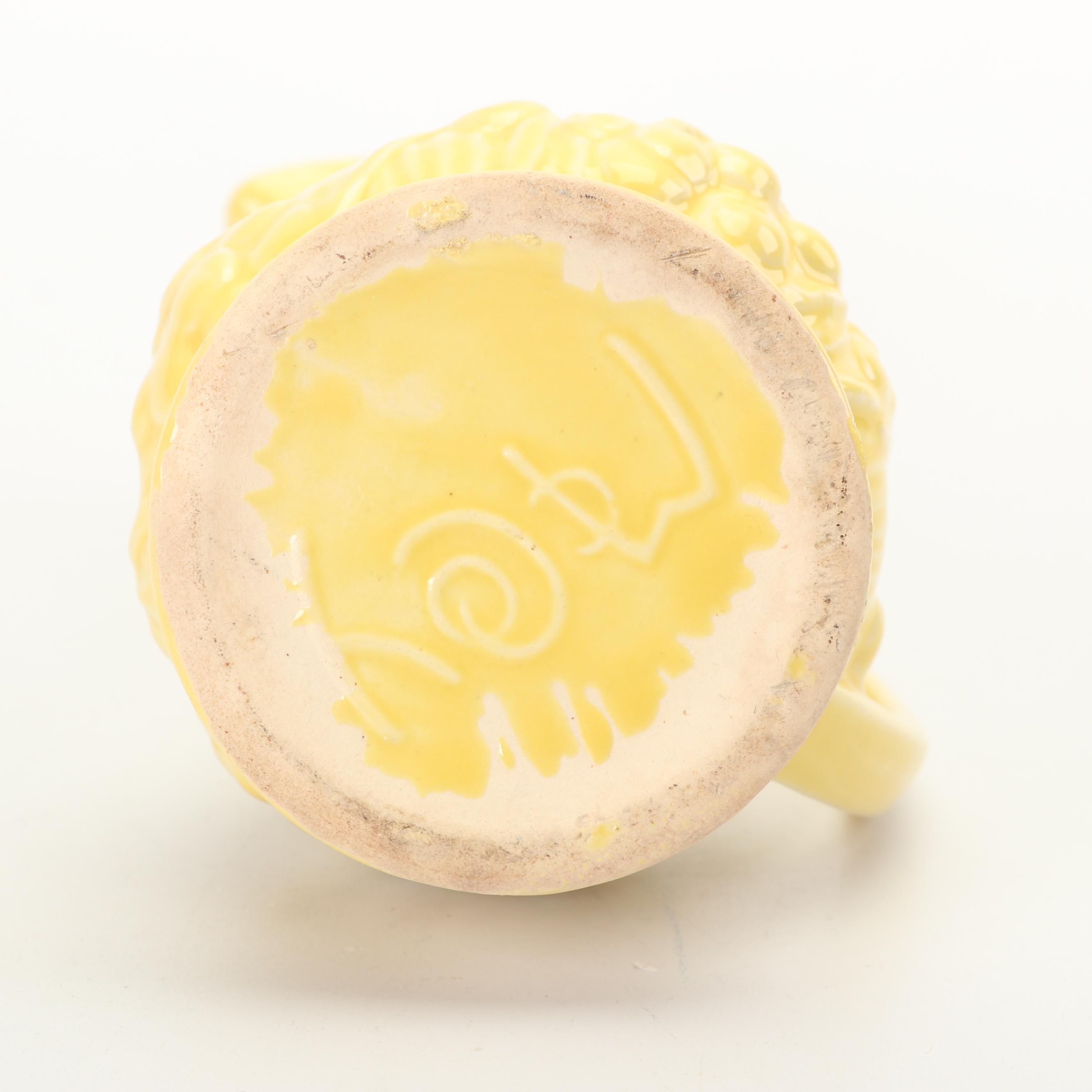 McCoy "Grapes and Leaves" Ceramic Ewer, circa 1940