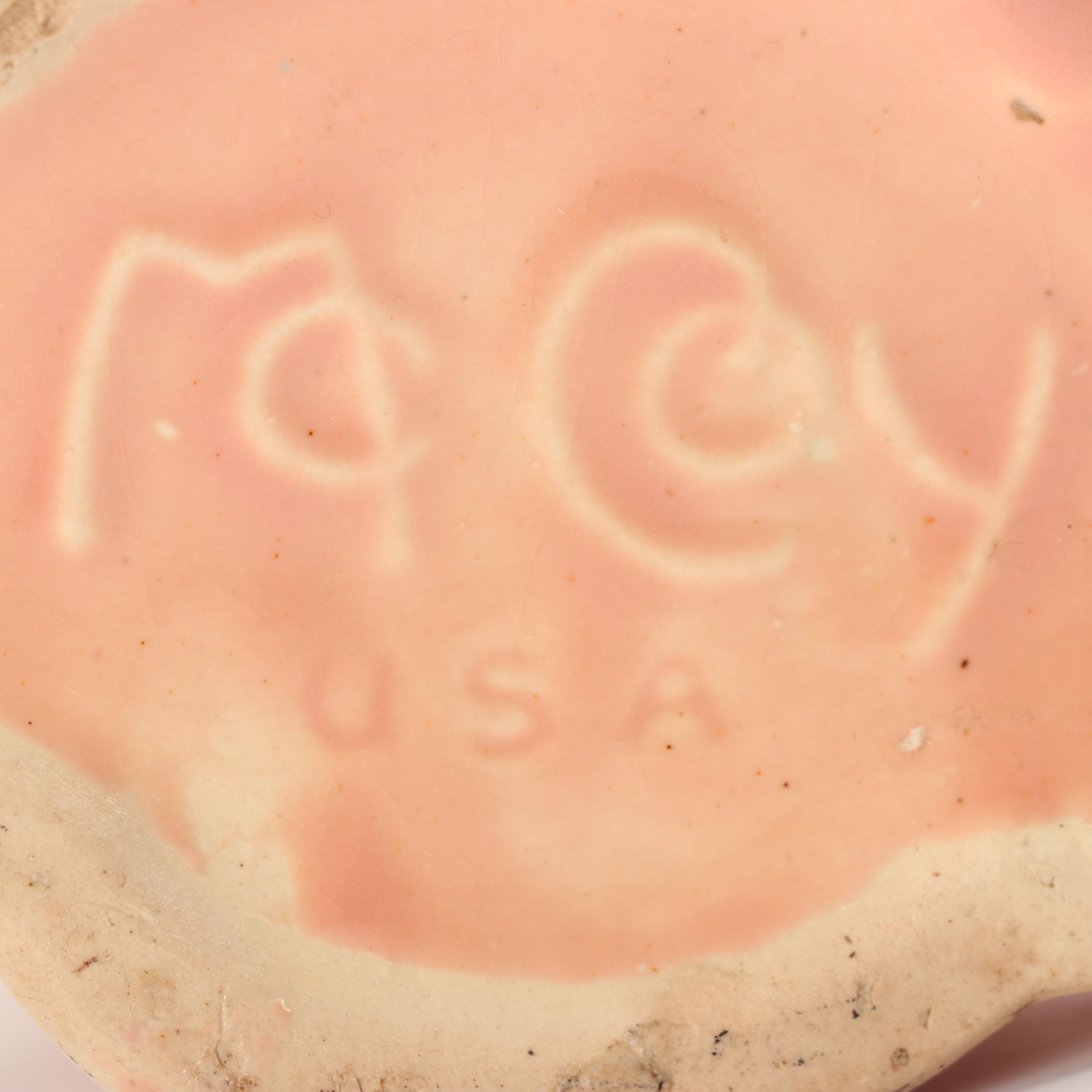 McCoy Pottery Pink Swan Vase, Mid 20th Century