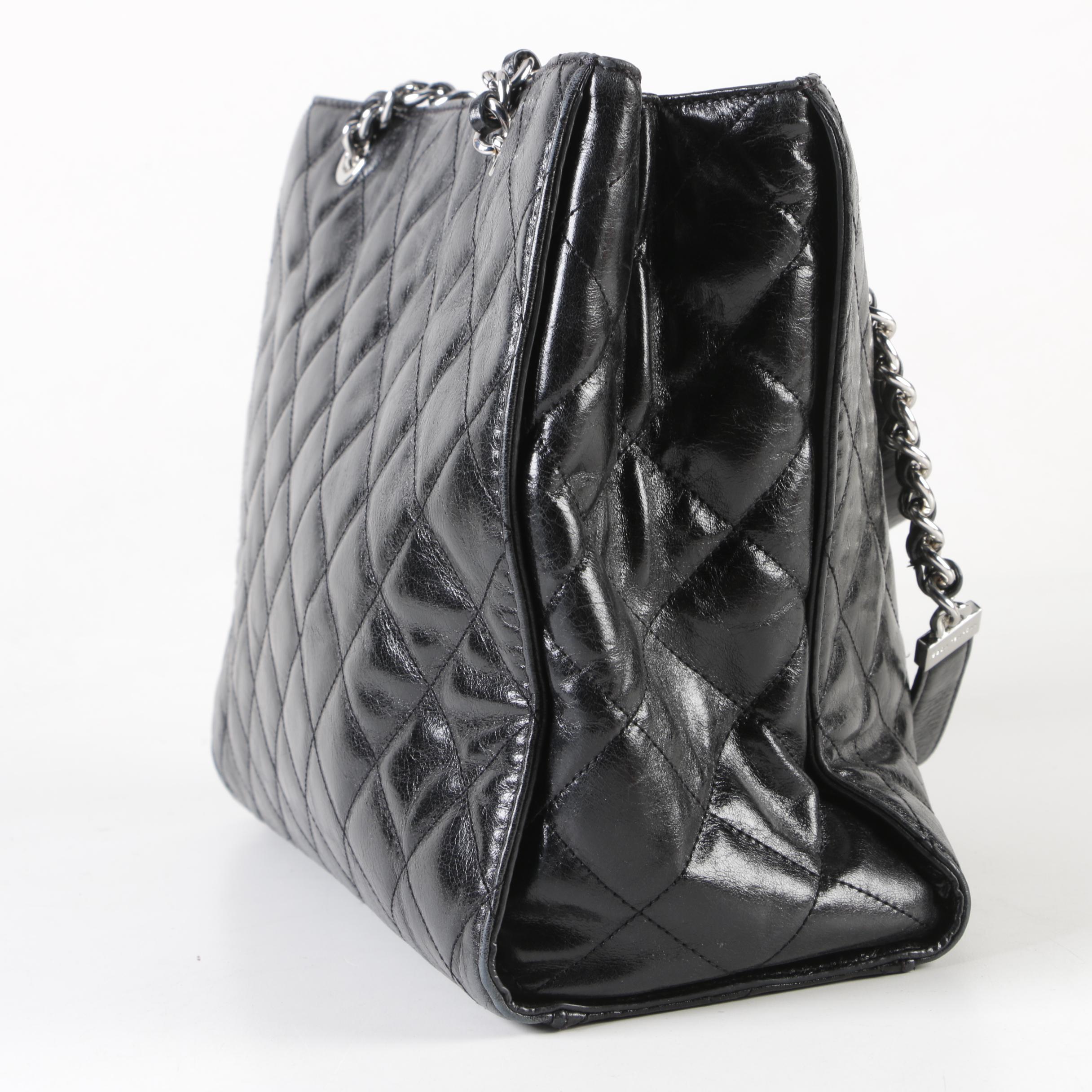 MICHAEL Michael Kors Black Quilted Leather Shoulder Bag