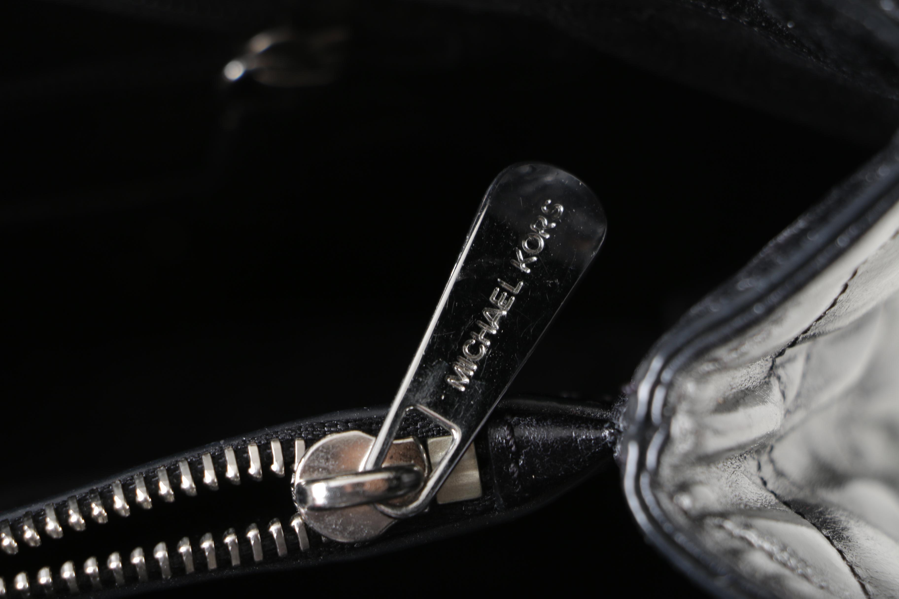 MICHAEL Michael Kors Black Quilted Leather Shoulder Bag