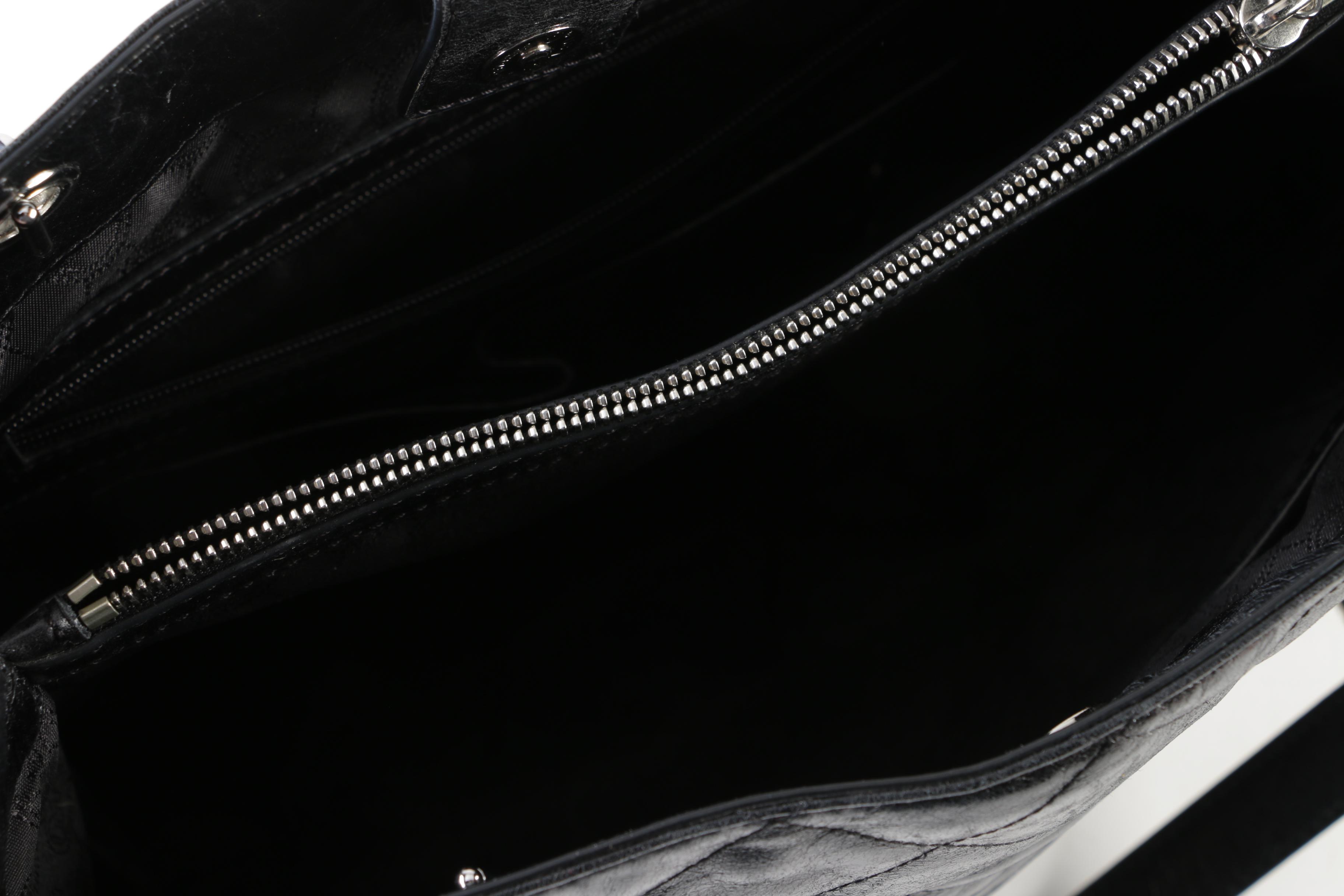 MICHAEL Michael Kors Black Quilted Leather Shoulder Bag