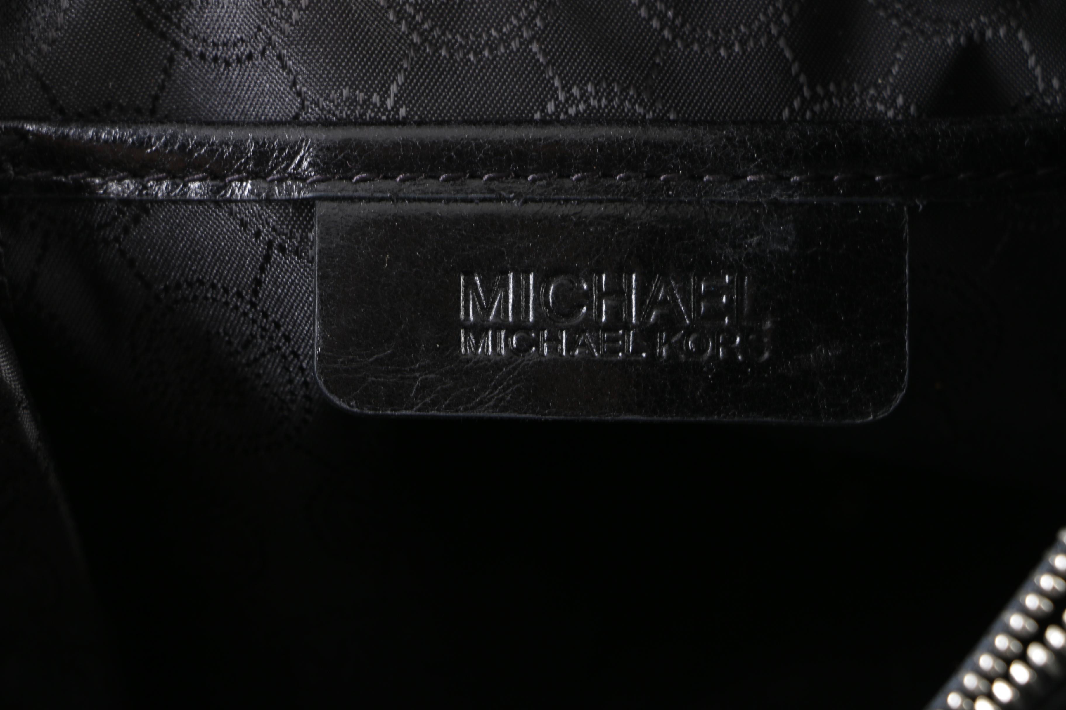 MICHAEL Michael Kors Black Quilted Leather Shoulder Bag