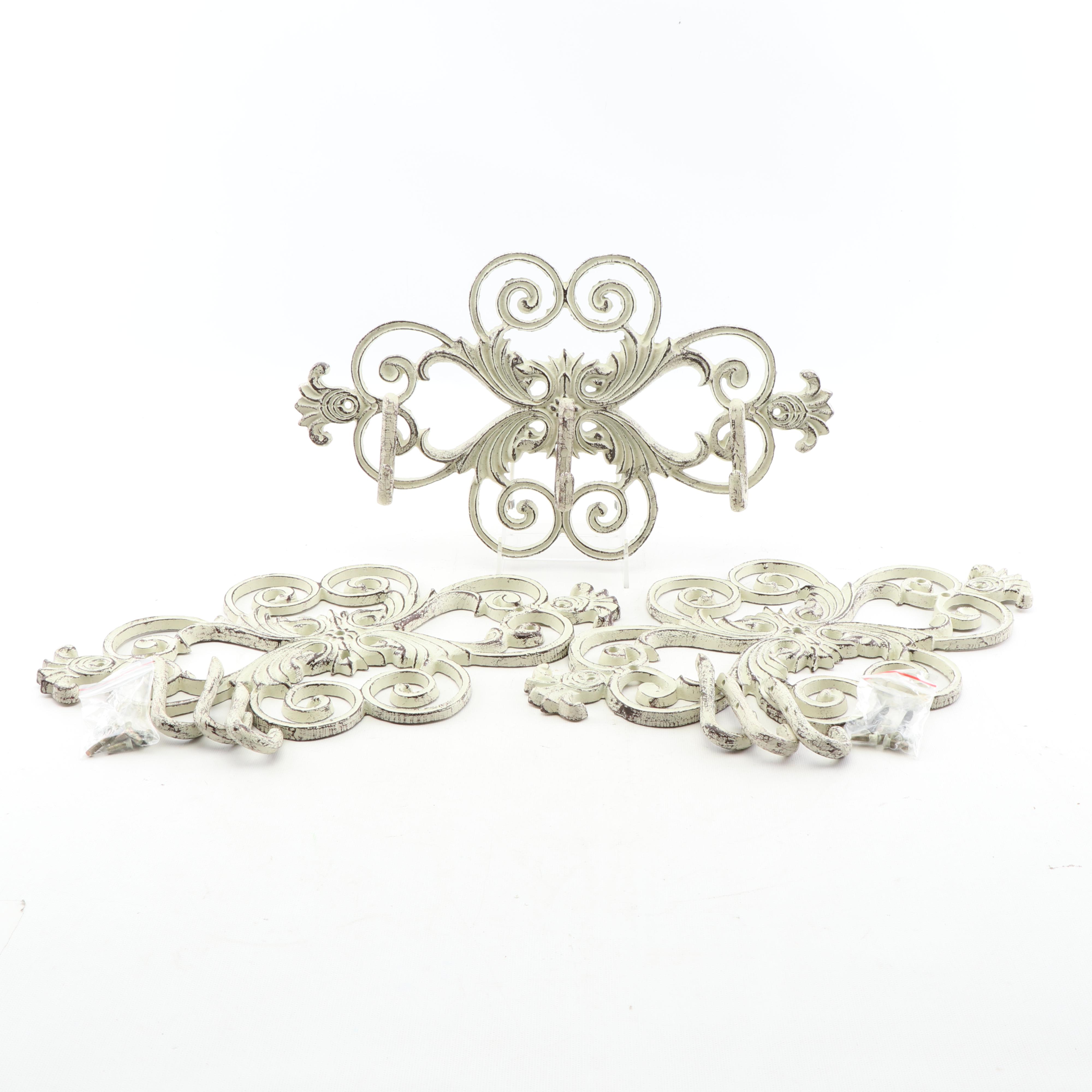Scrolled Cast Iron Metal Hooks