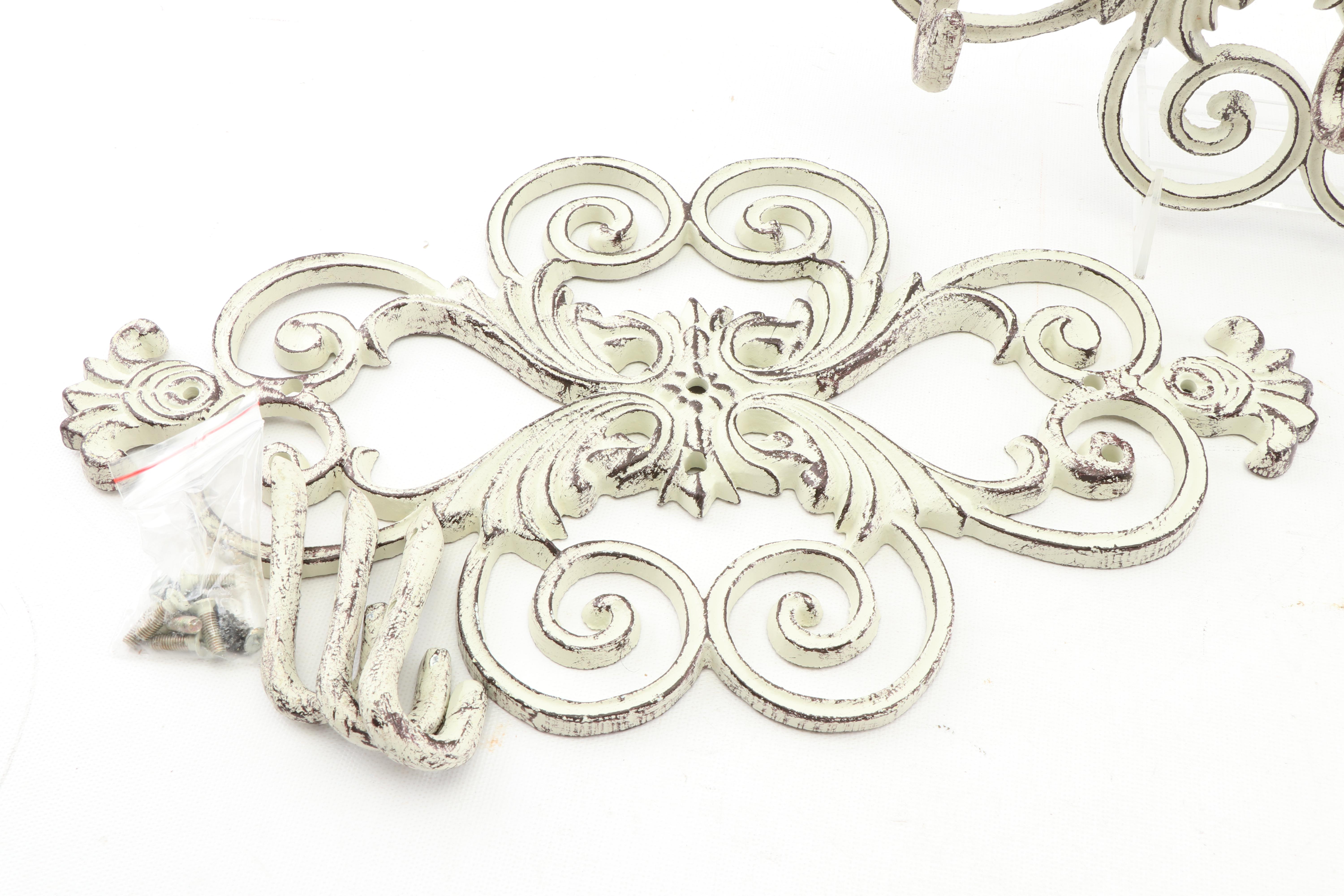 Scrolled Cast Iron Metal Hooks