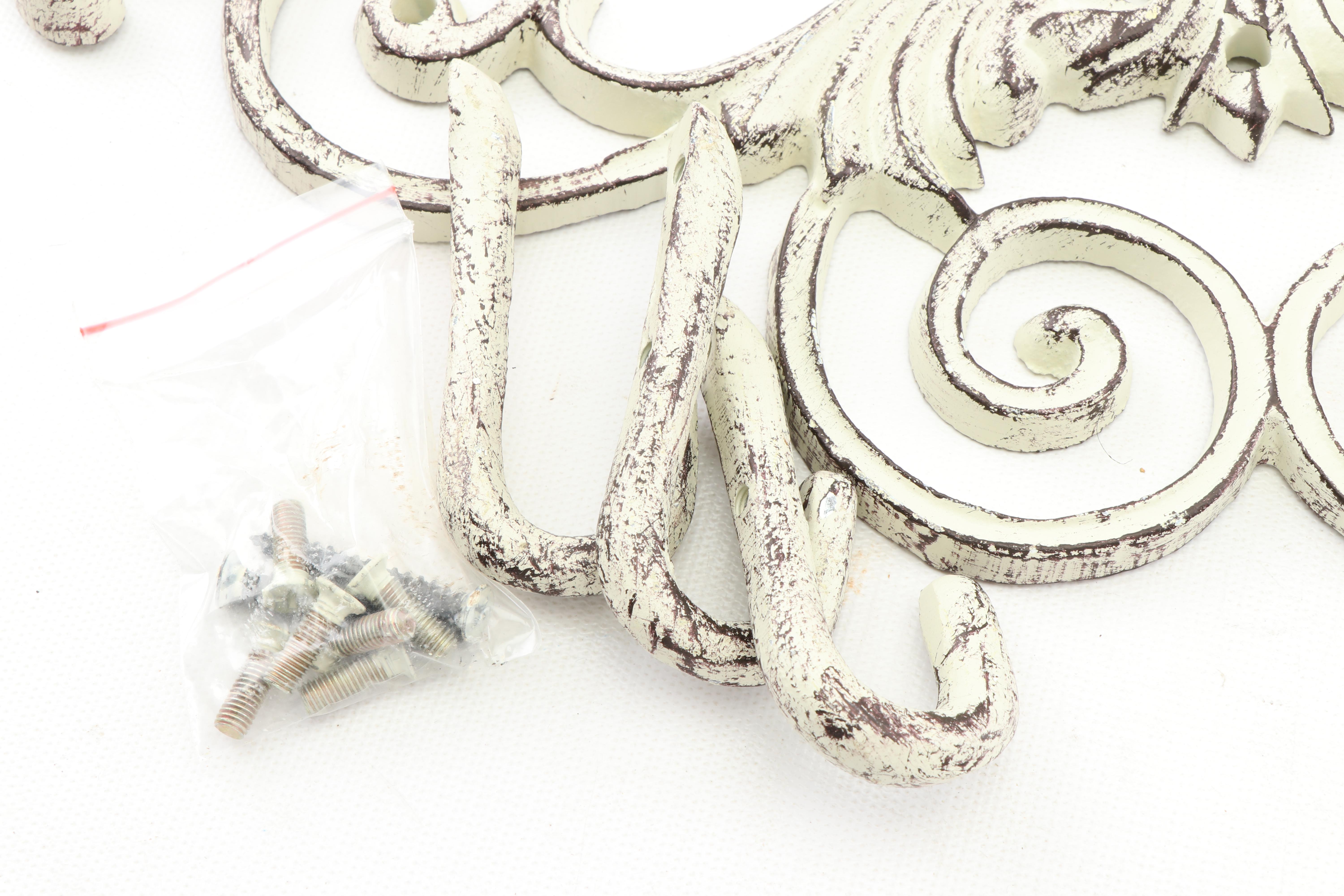Scrolled Cast Iron Metal Hooks
