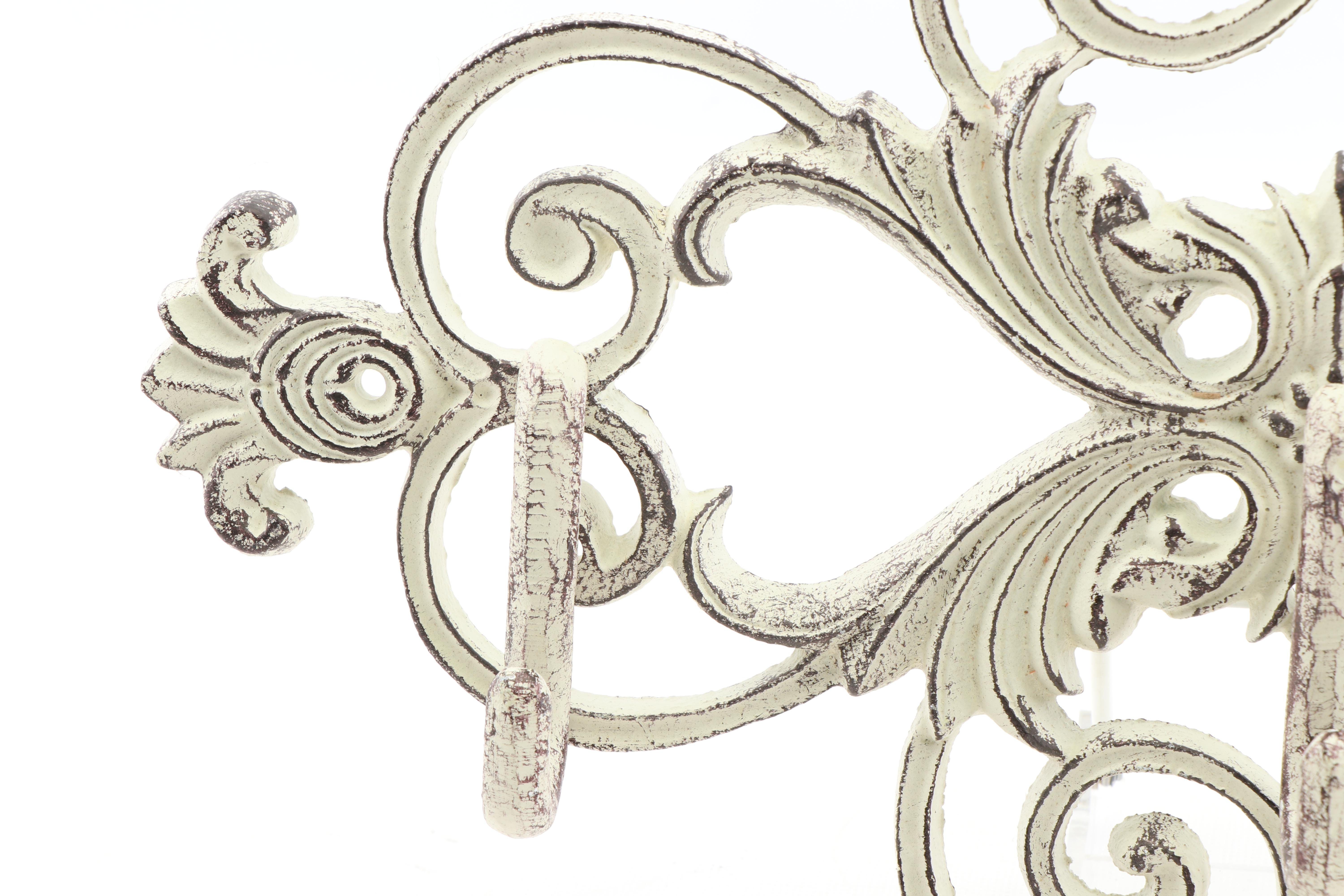 Scrolled Cast Iron Metal Hooks