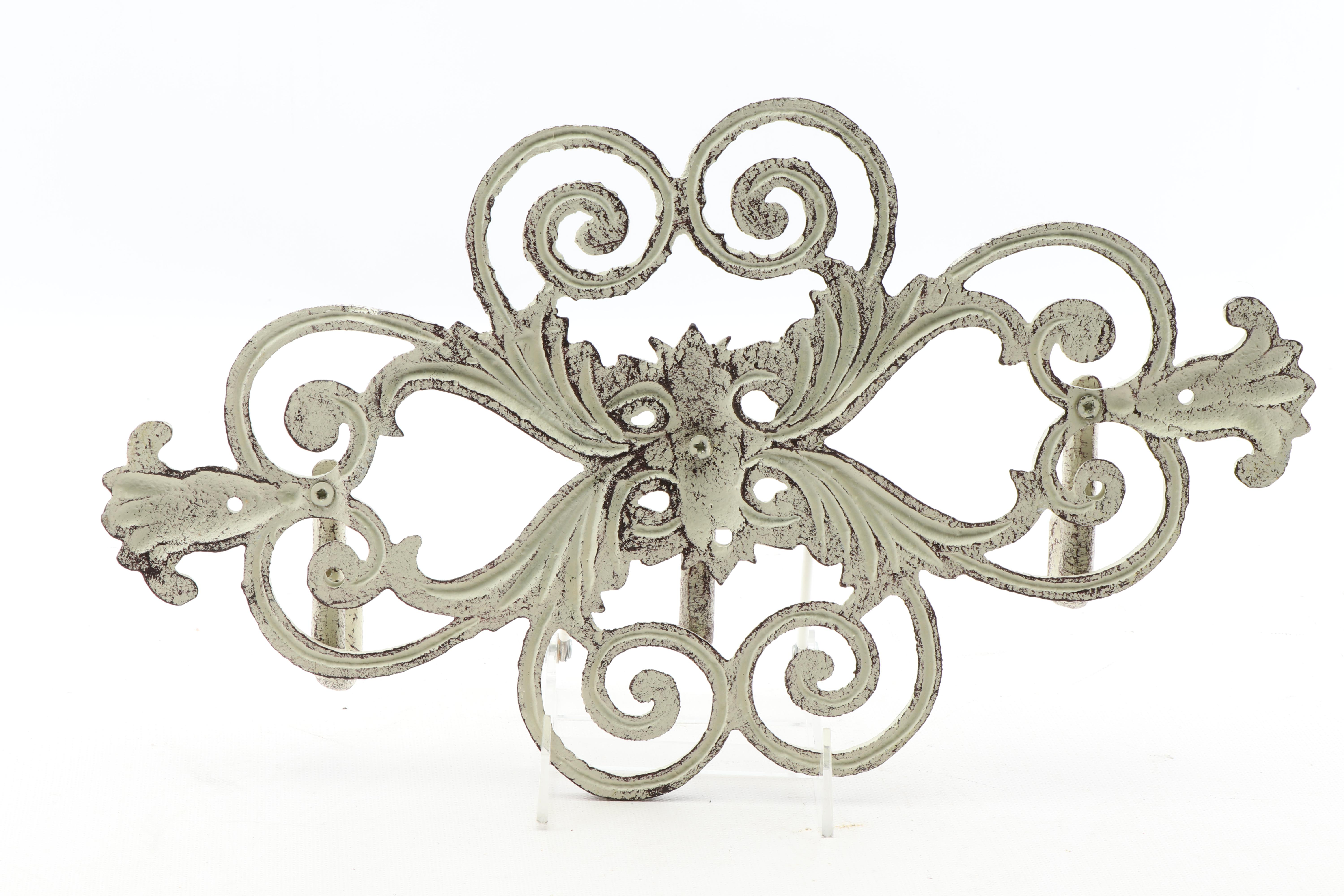 Scrolled Cast Iron Metal Hooks