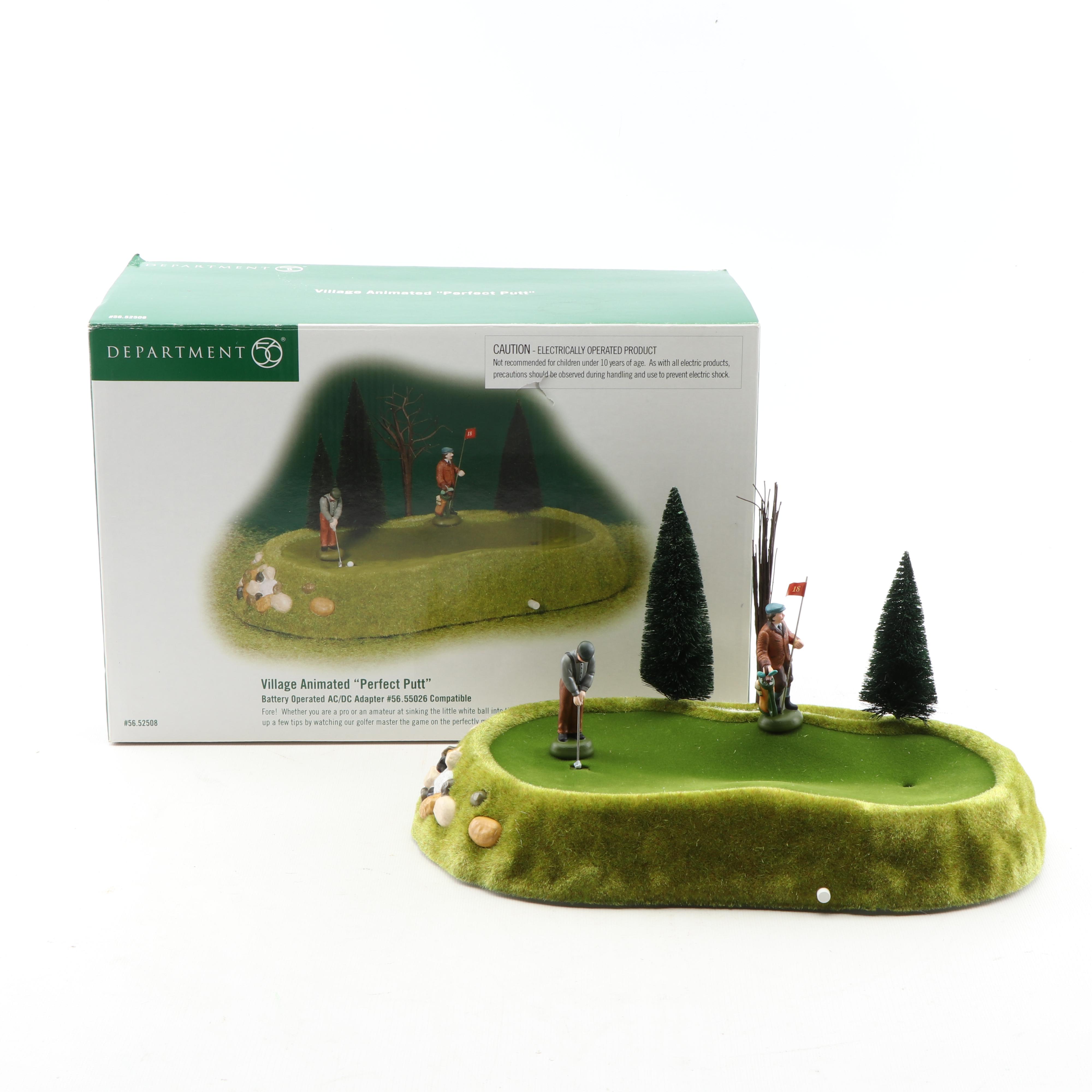 Department 56 Village Animated "Perfect Putt"