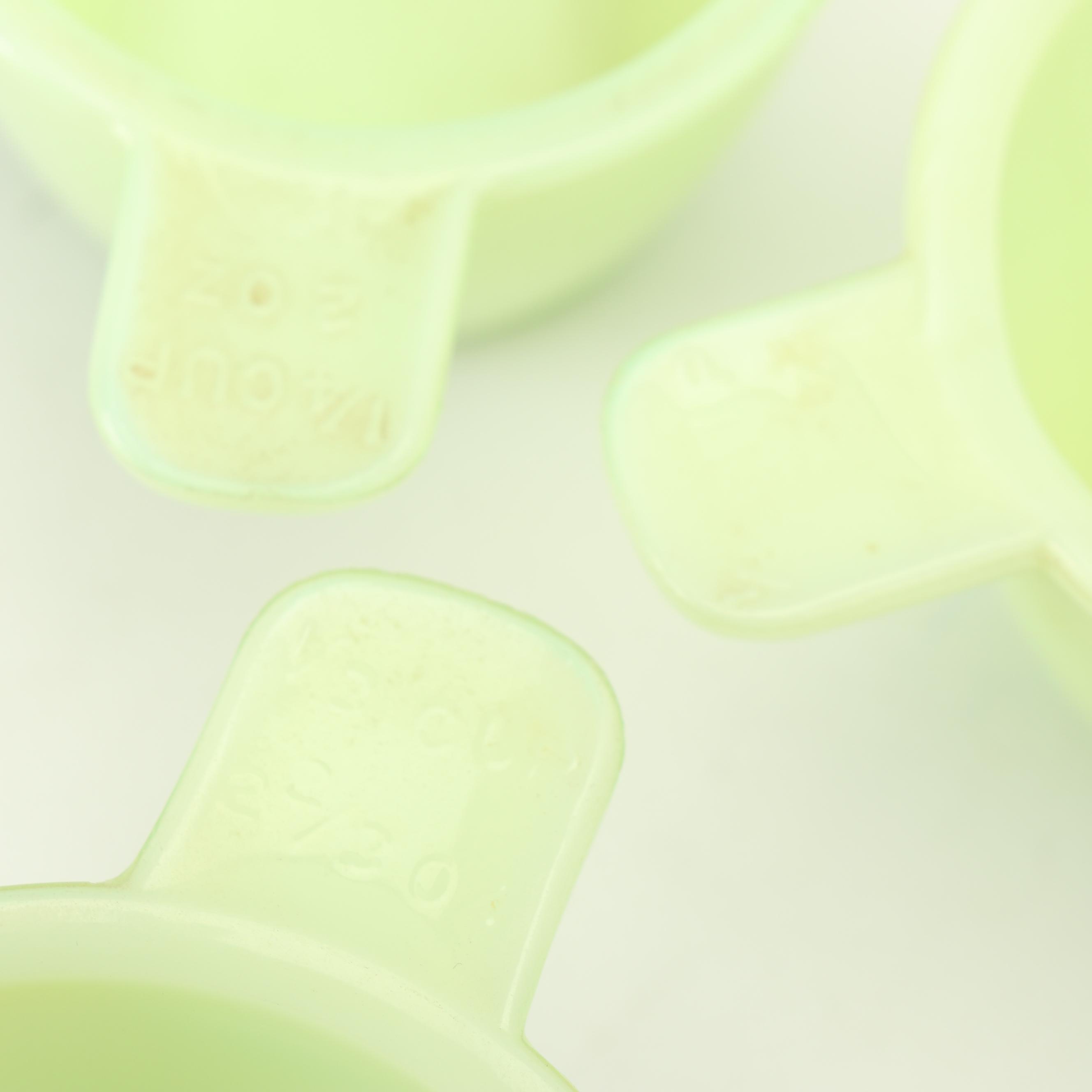 Jeannette Jadeite Glass Measuring Cups, Mid-Century