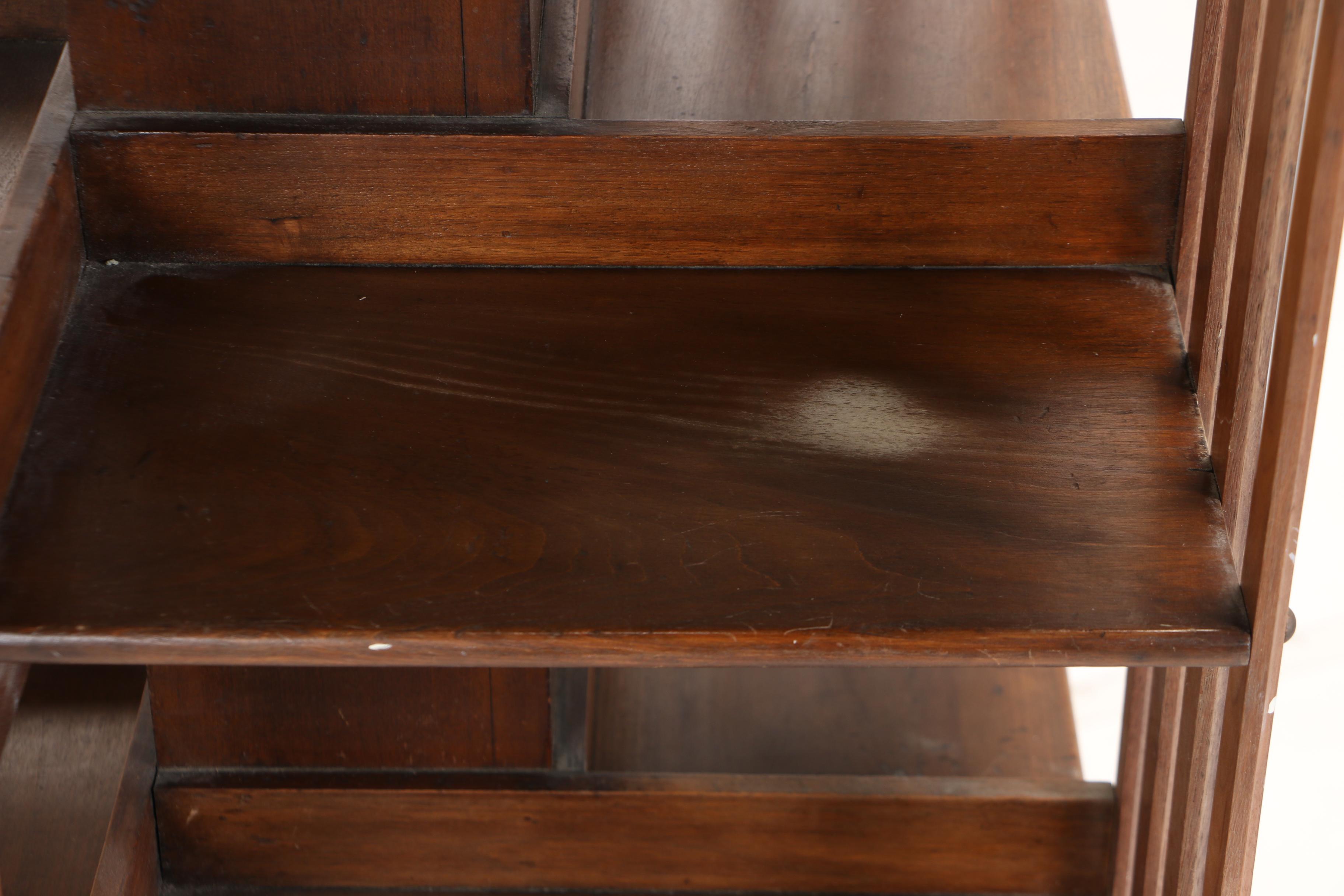 Walnut Four-Tier Revolving Bookcase by John Danner Mfg. Co., Circa 1900