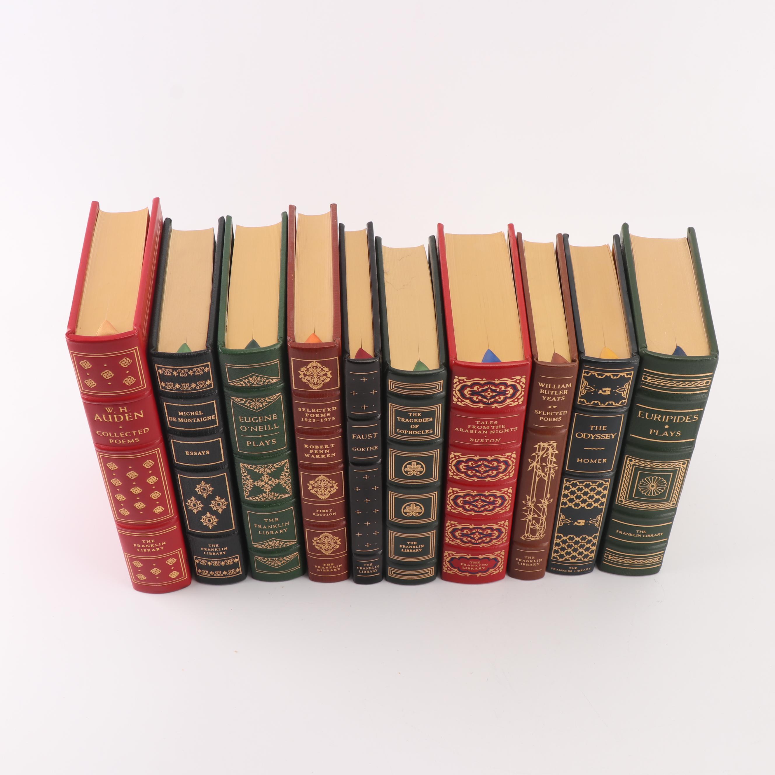 Franklin Library Editions of Classic Poetry, Plays, and Essays
