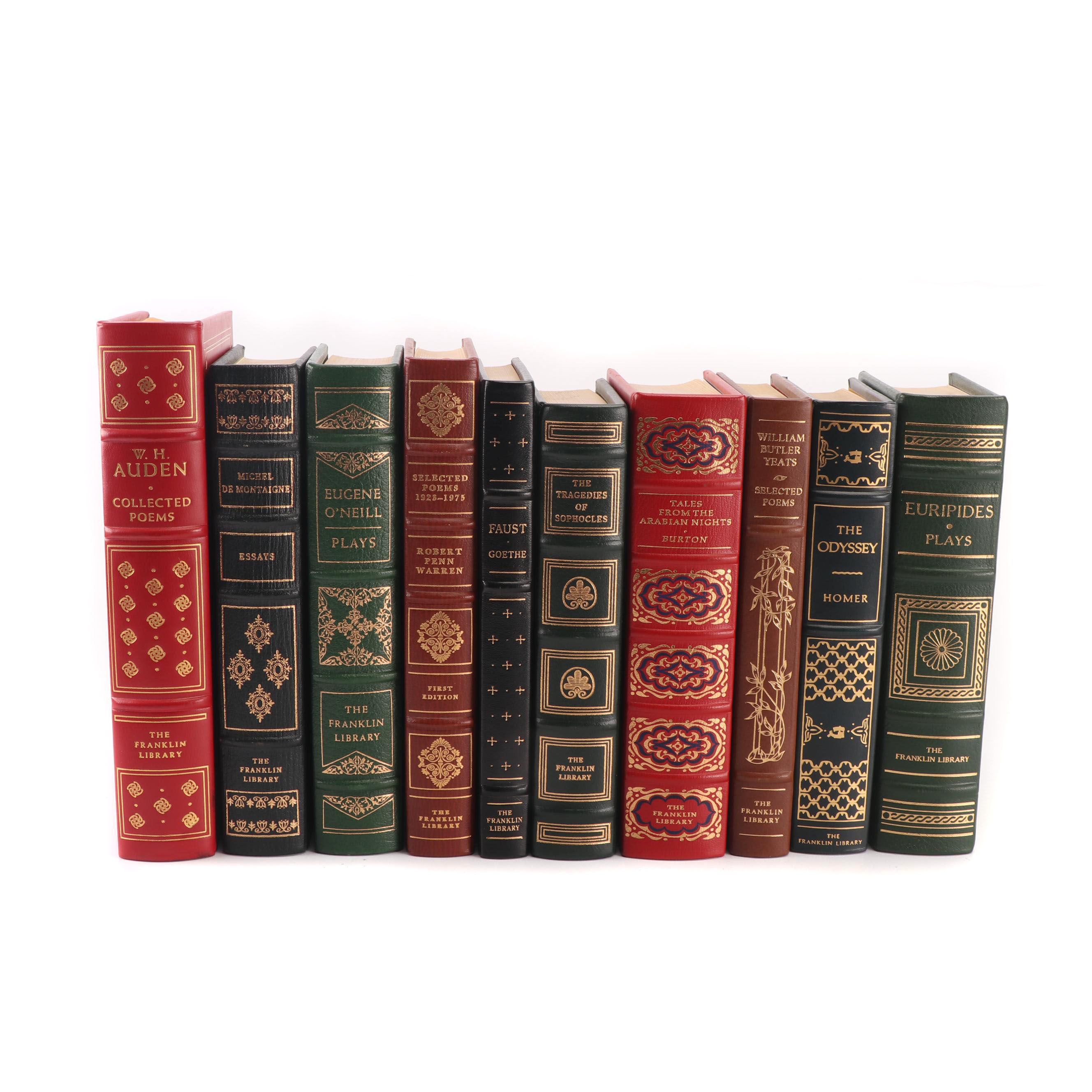 Franklin Library Editions of Classic Poetry, Plays, and Essays