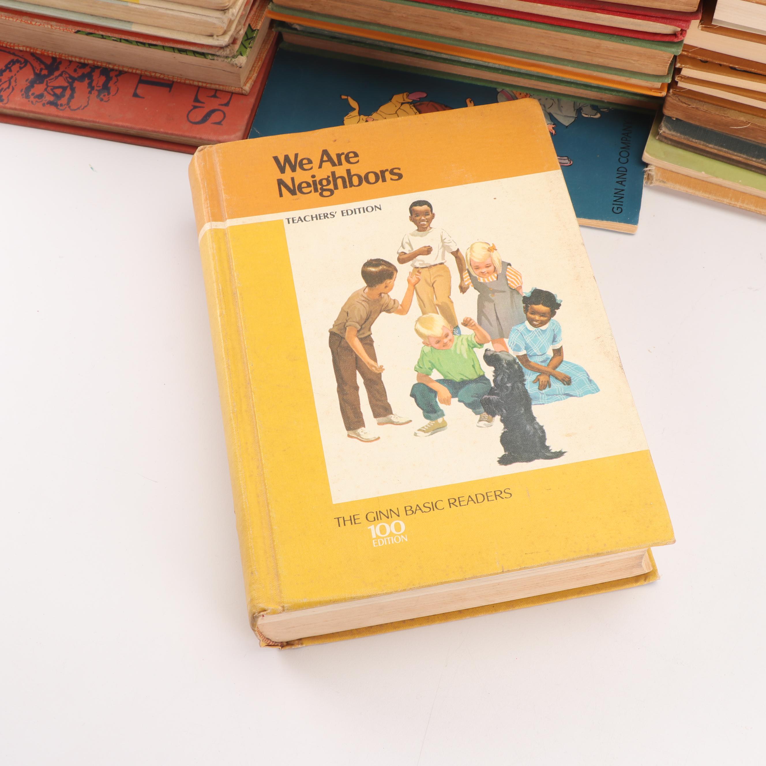 Children's Books Including The Ginn Basic Reader "We Are Neighbors"