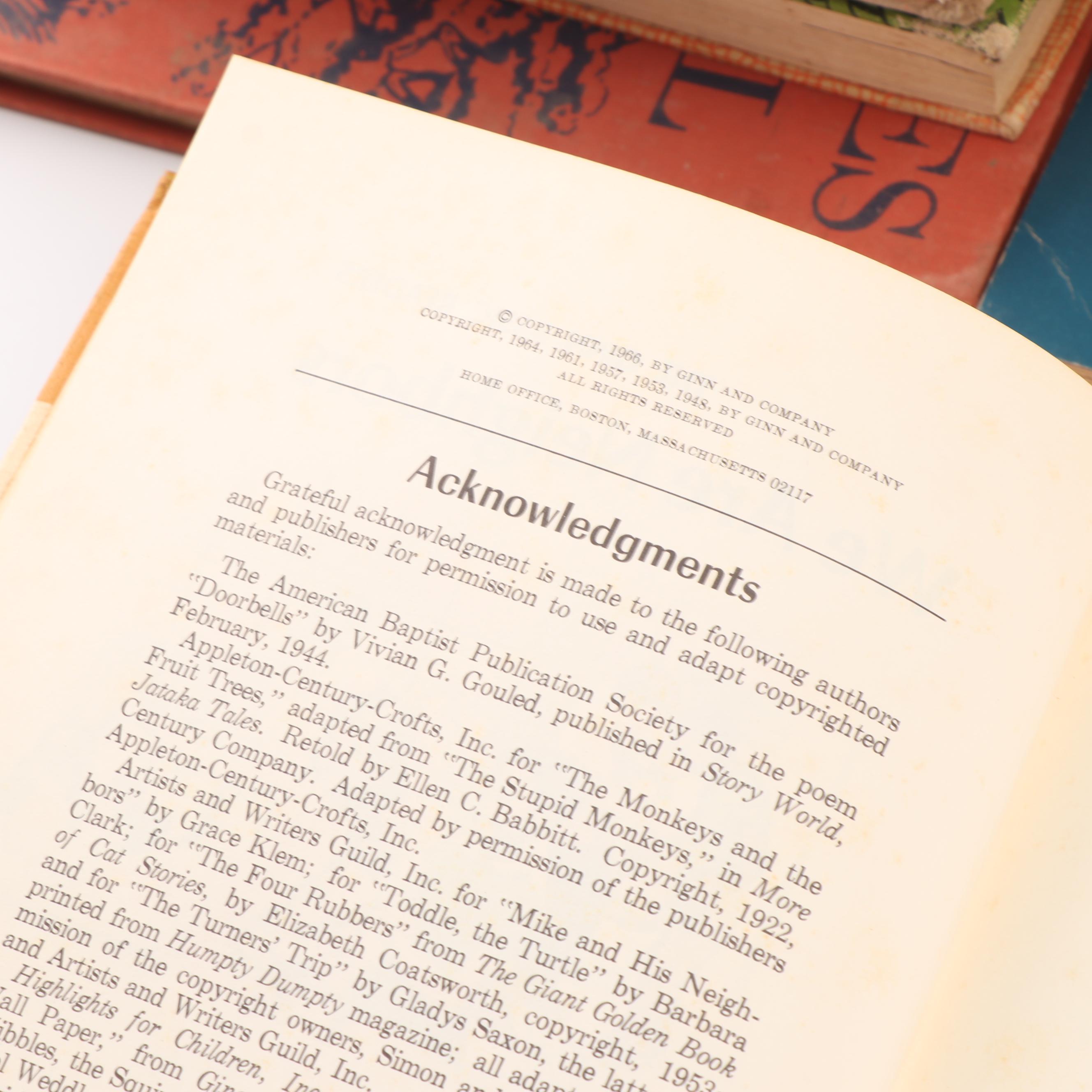 Children's Books Including The Ginn Basic Reader "We Are Neighbors"