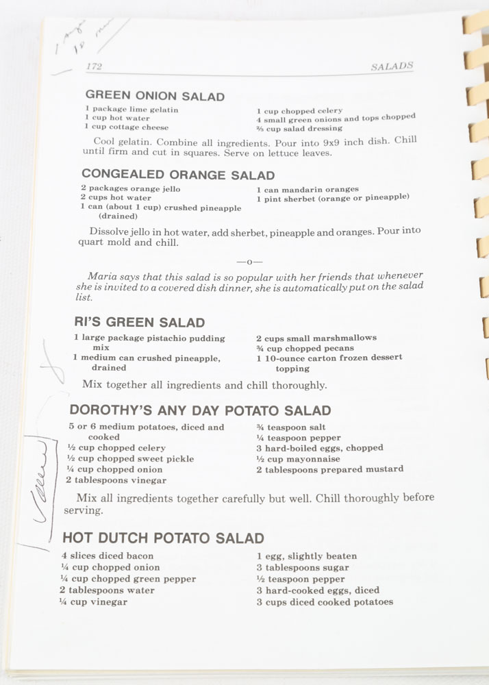 "Betty Feezor's Carolina Recipes" Cookbooks