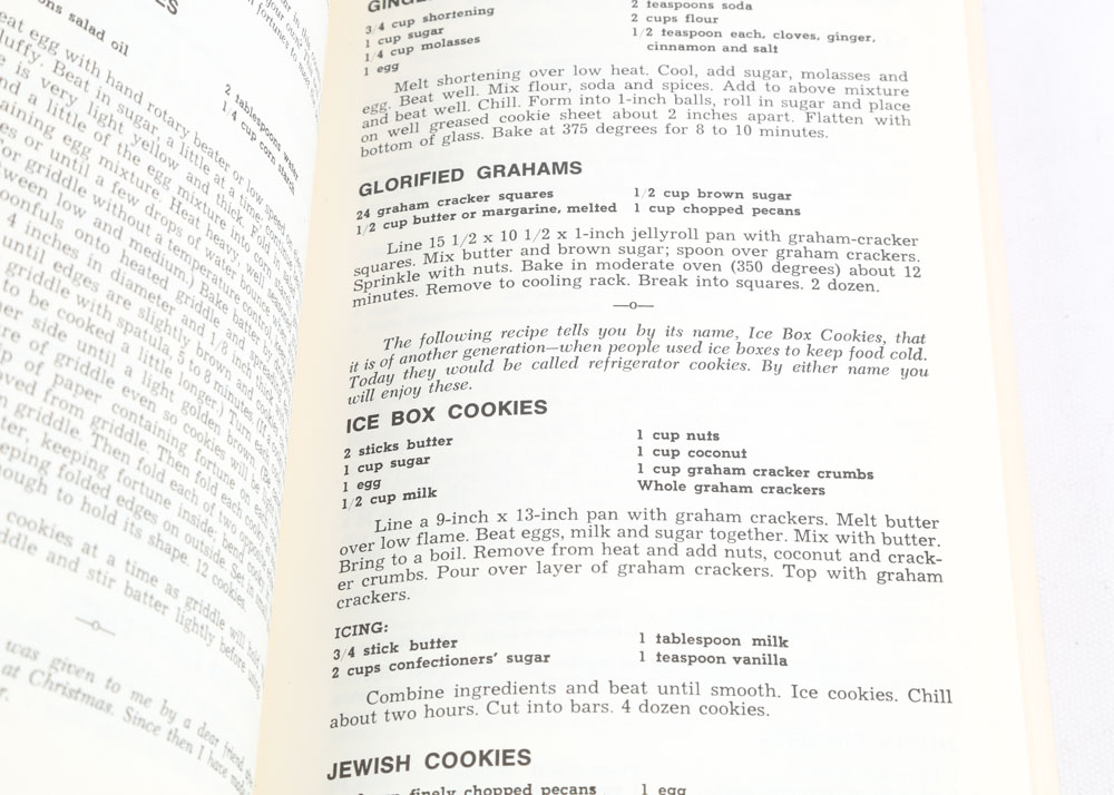 "Betty Feezor's Carolina Recipes" Cookbooks
