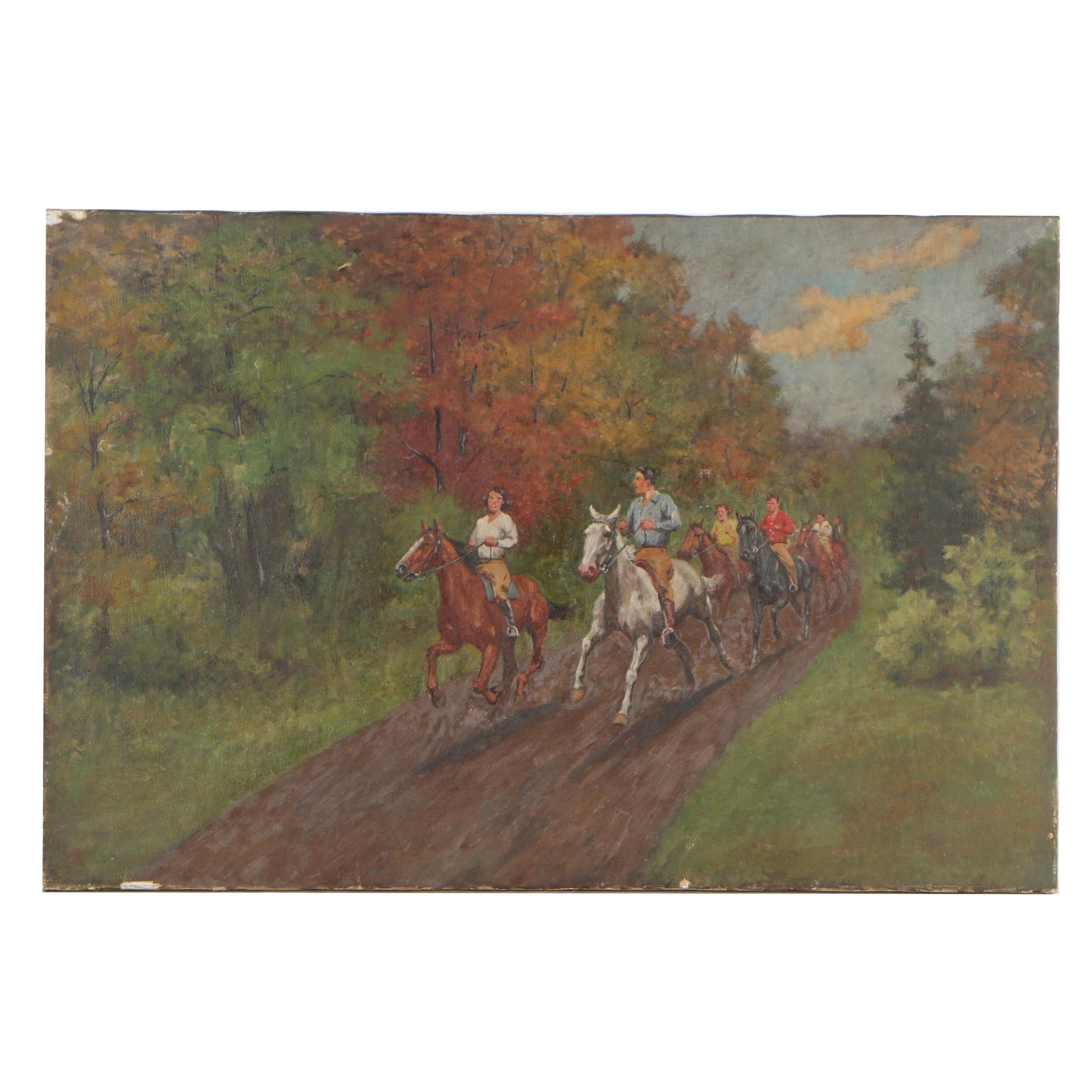 Paul Herzel Oil Painting