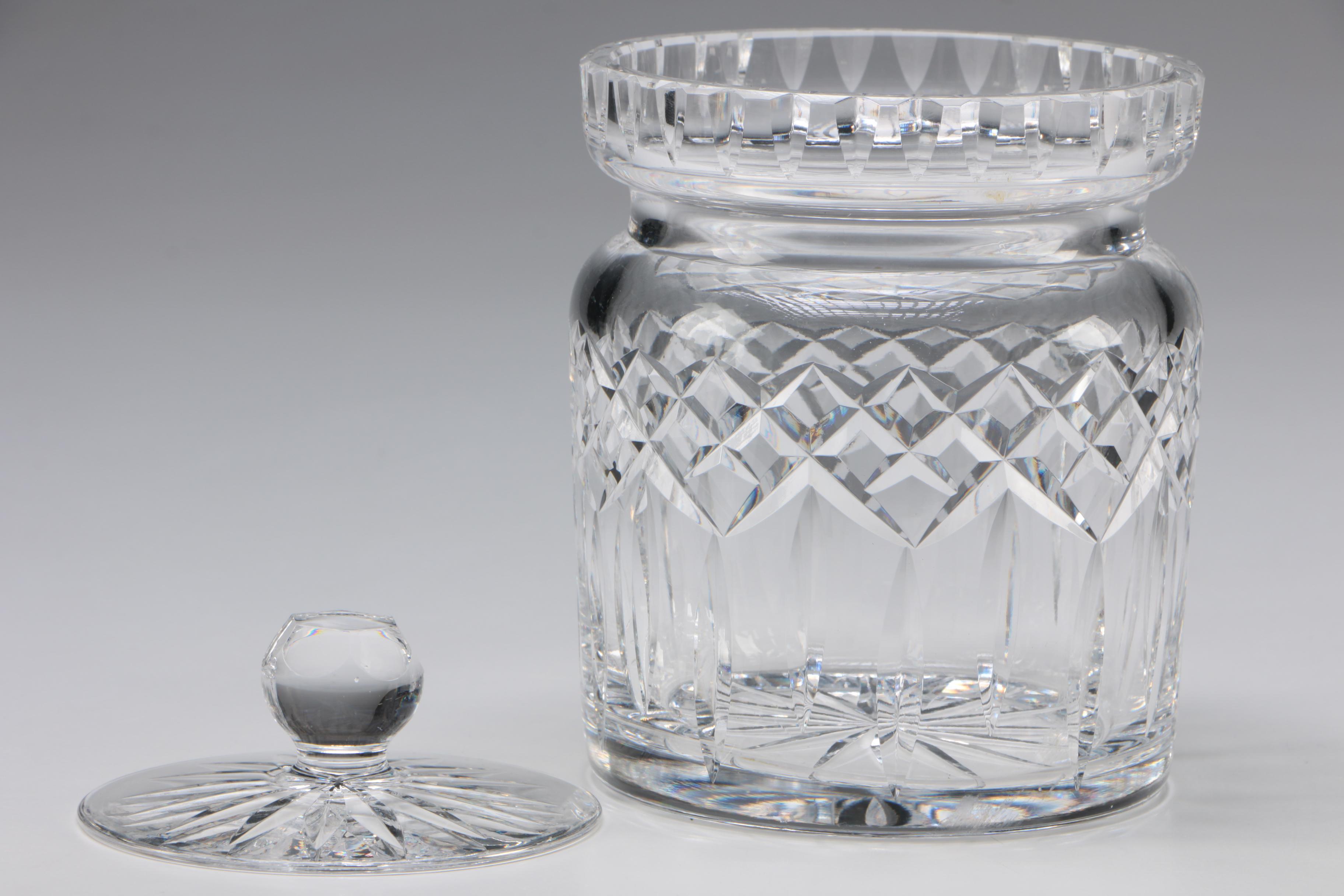 Waterford Crystal "Lismore" Biscuit Barrel