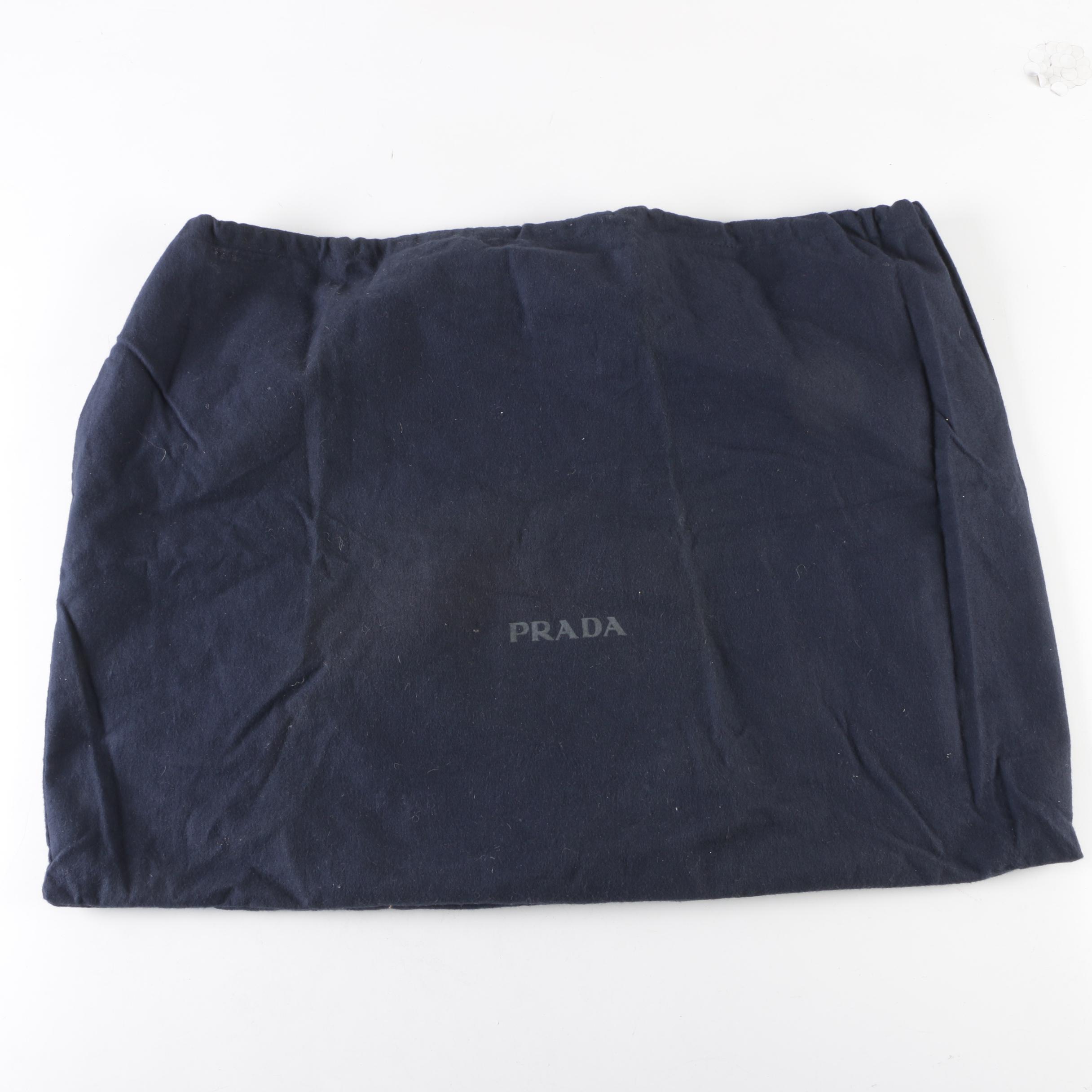 Prada Black Leather Tall Boots