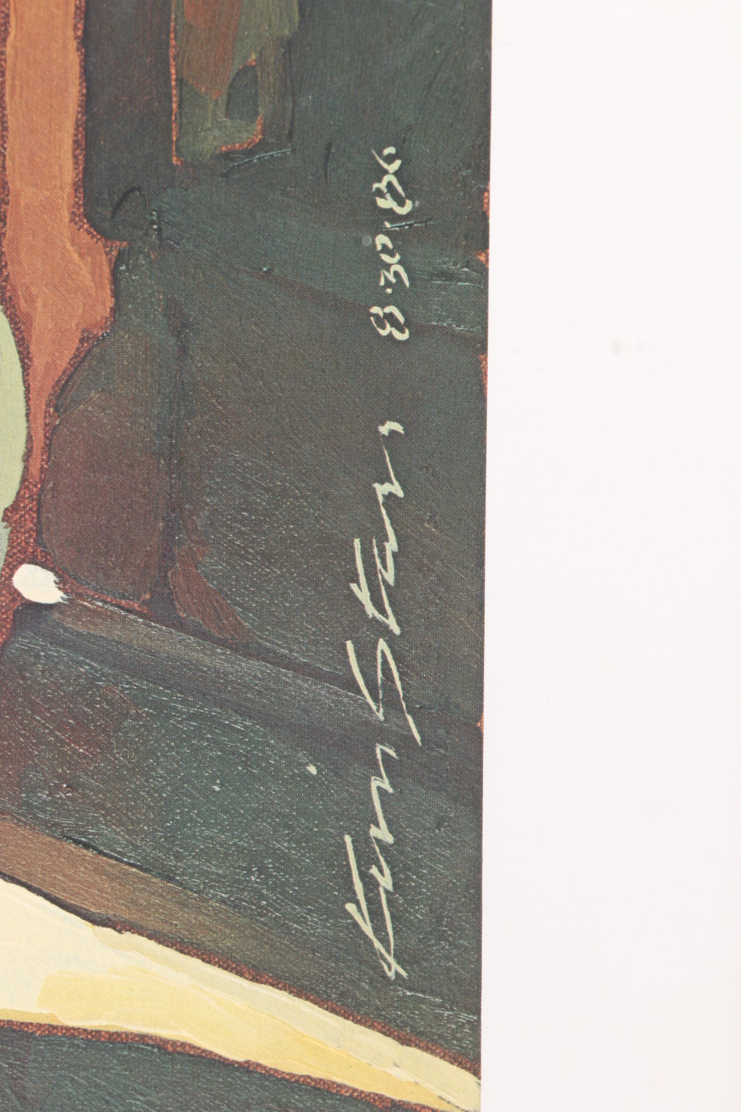 Offset Lithograph Advertising Poster for Kim Starr Gallery, Hawaii