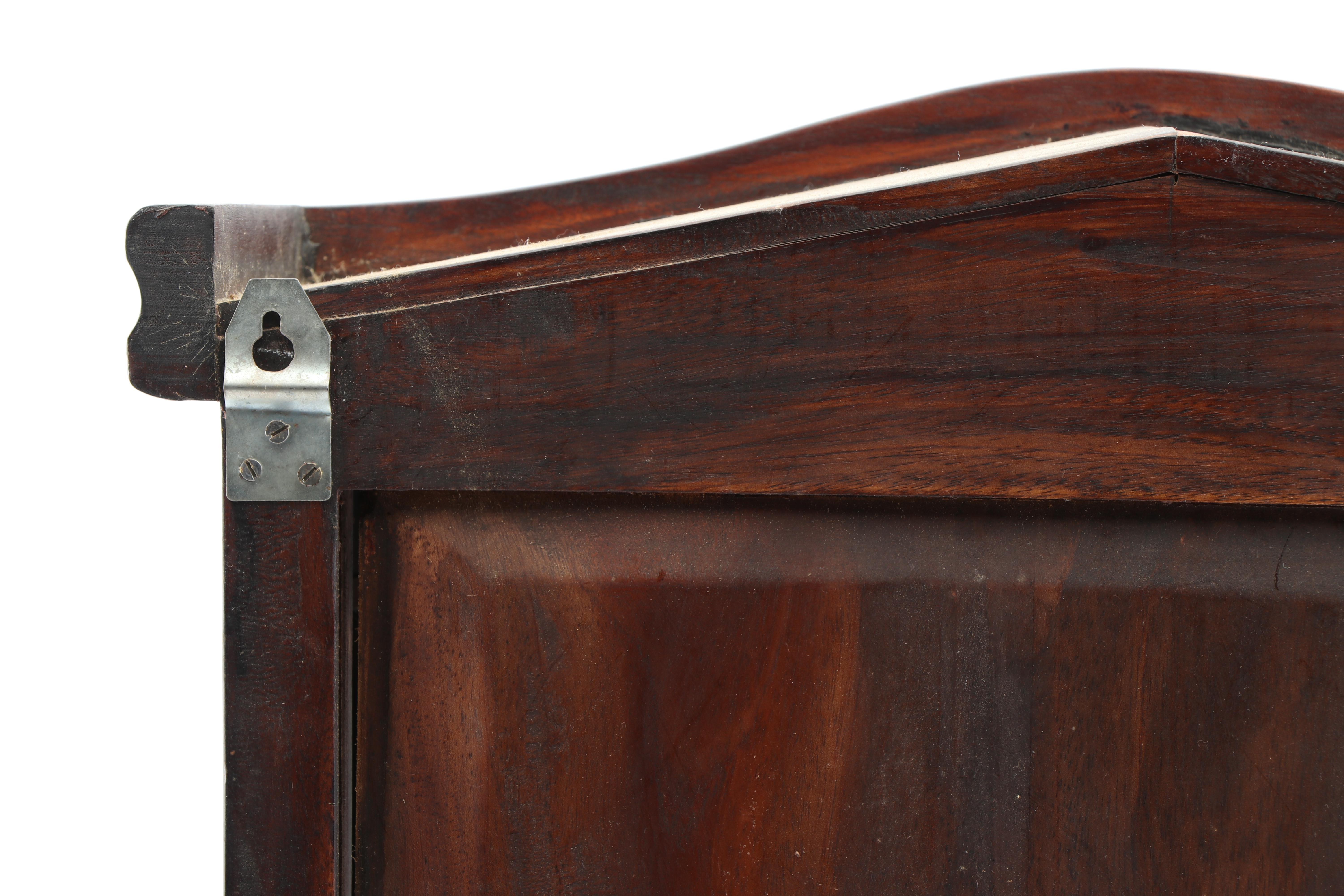 Walnut Wall Mount Trinket Cabinet, Late 20th Century