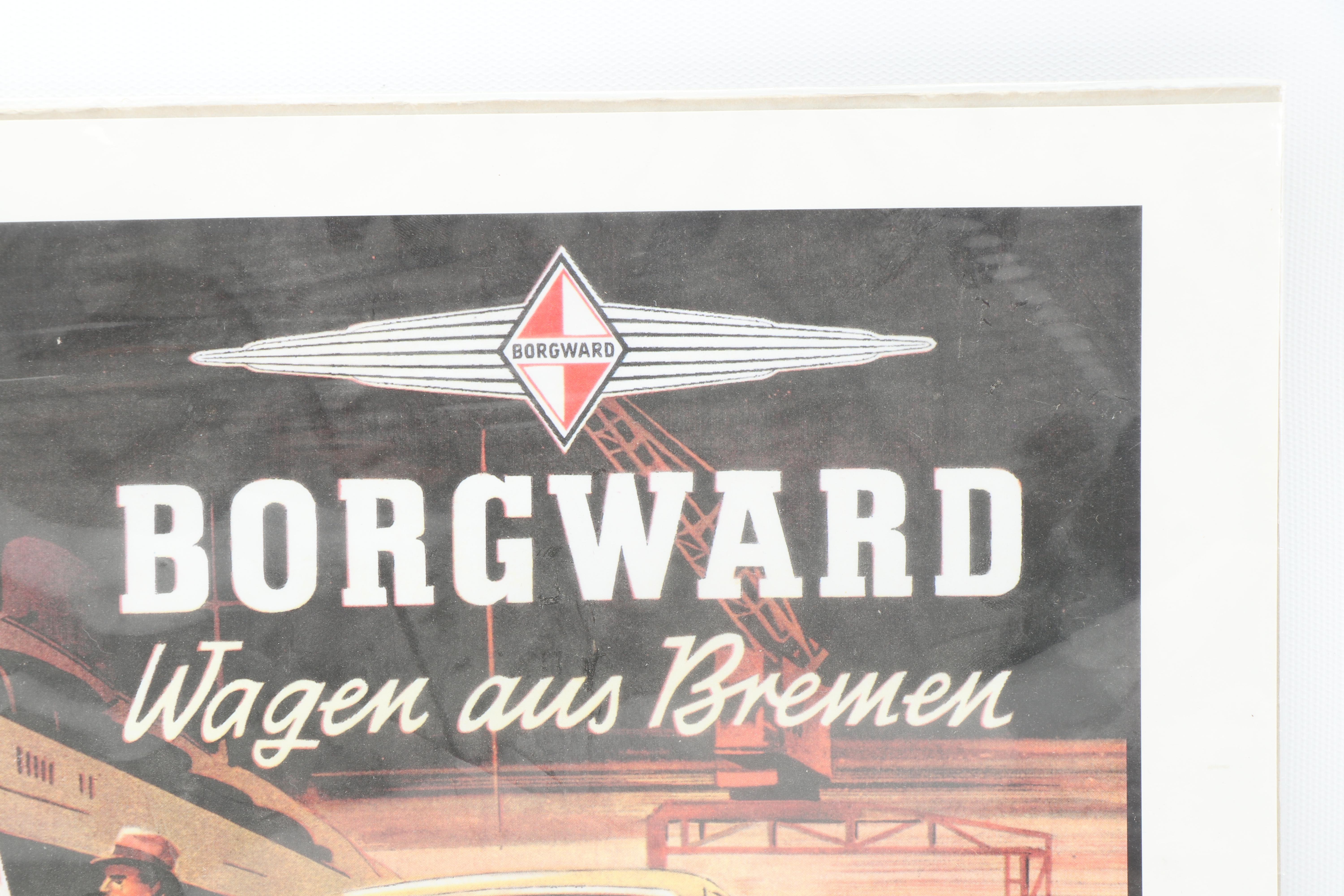 German Lincoln Ford Motor Company and Borgward Advertisements