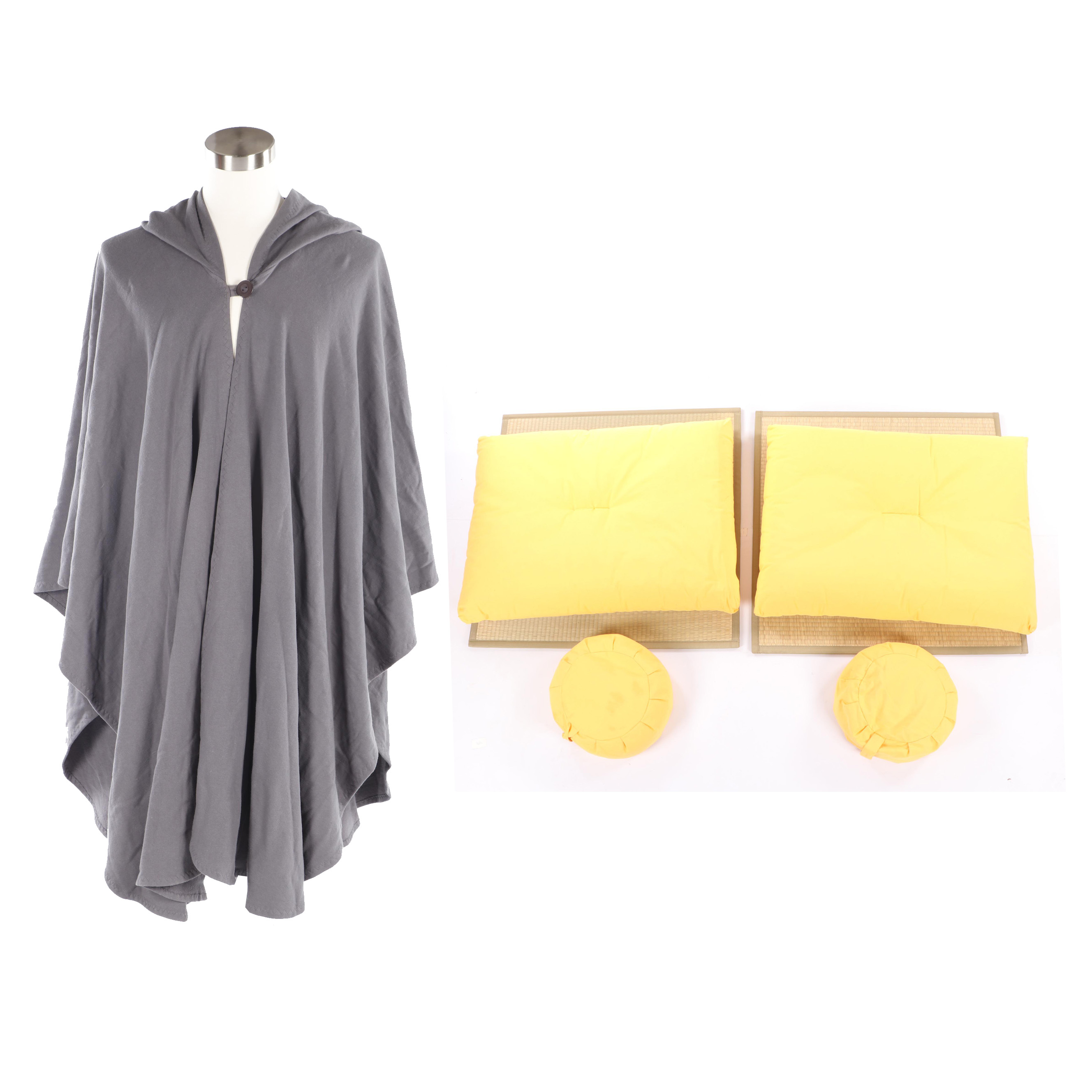 Floor Meditation Set and Royal Cloaks Robe