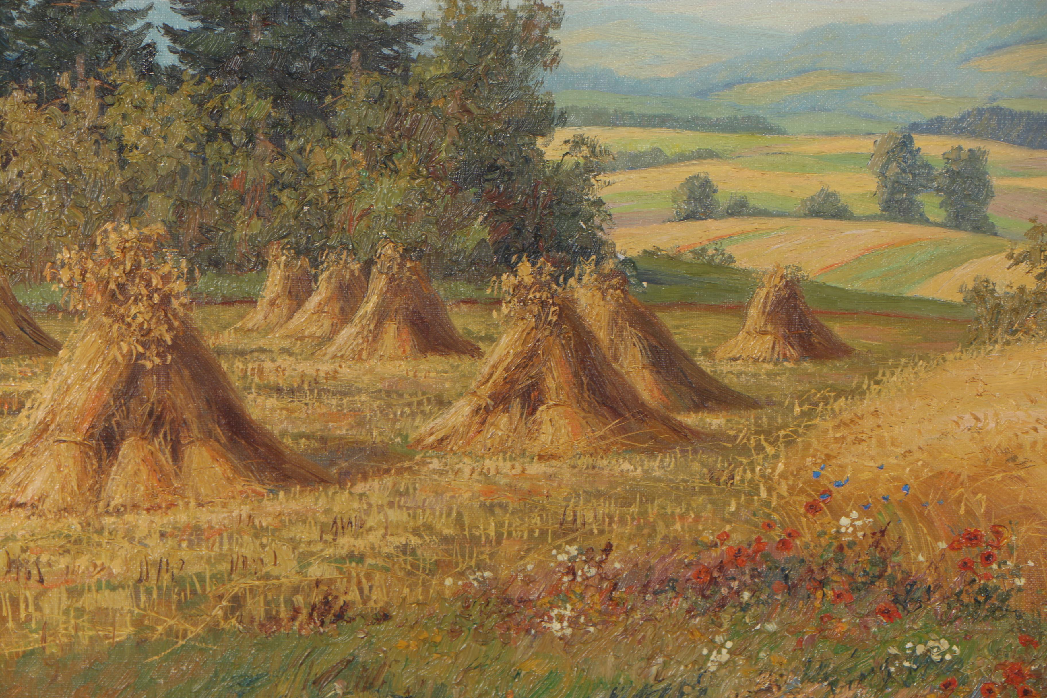 M. Henschke Oil Painting